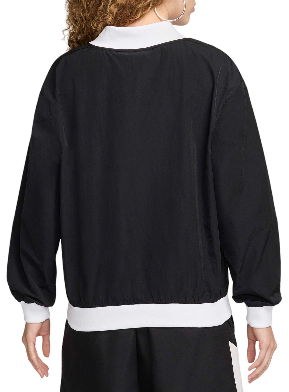 Nike Women's Sportswear Essential Loose UV Woven Long-Sleeve V-Neck Top product image