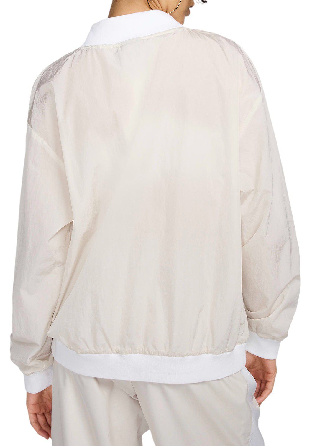 Nike Women's Sportswear Essential Loose UV Woven Long-Sleeve V-Neck Top product image