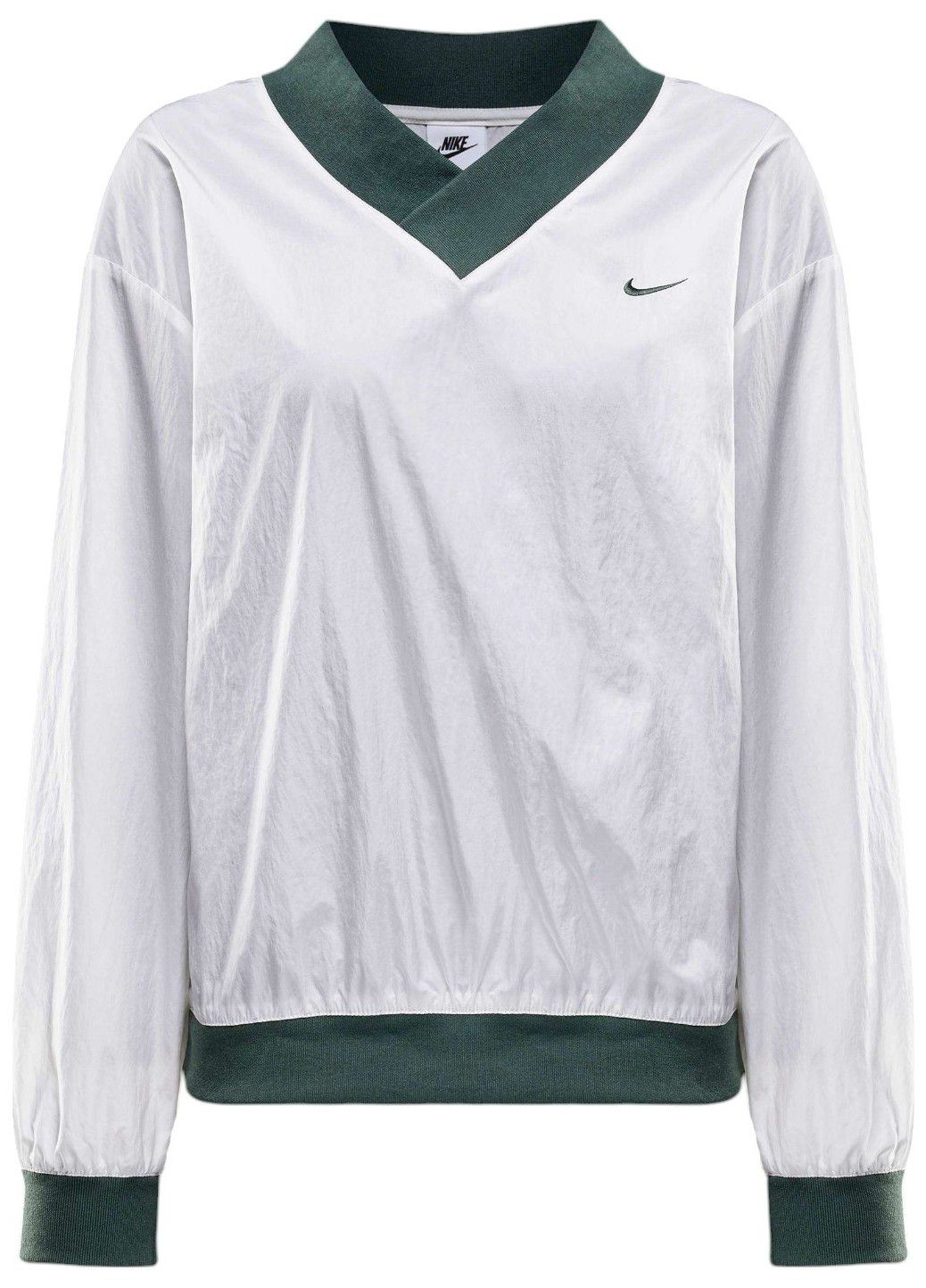 Nike Women's Sportswear Essential Loose UV Woven Long-Sleeve V-Neck Top product image