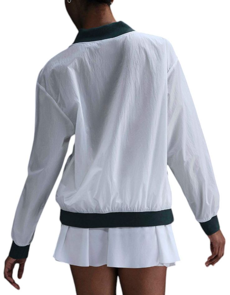 Nike Women's Sportswear Essential Loose UV Woven Long-Sleeve V-Neck Top product image