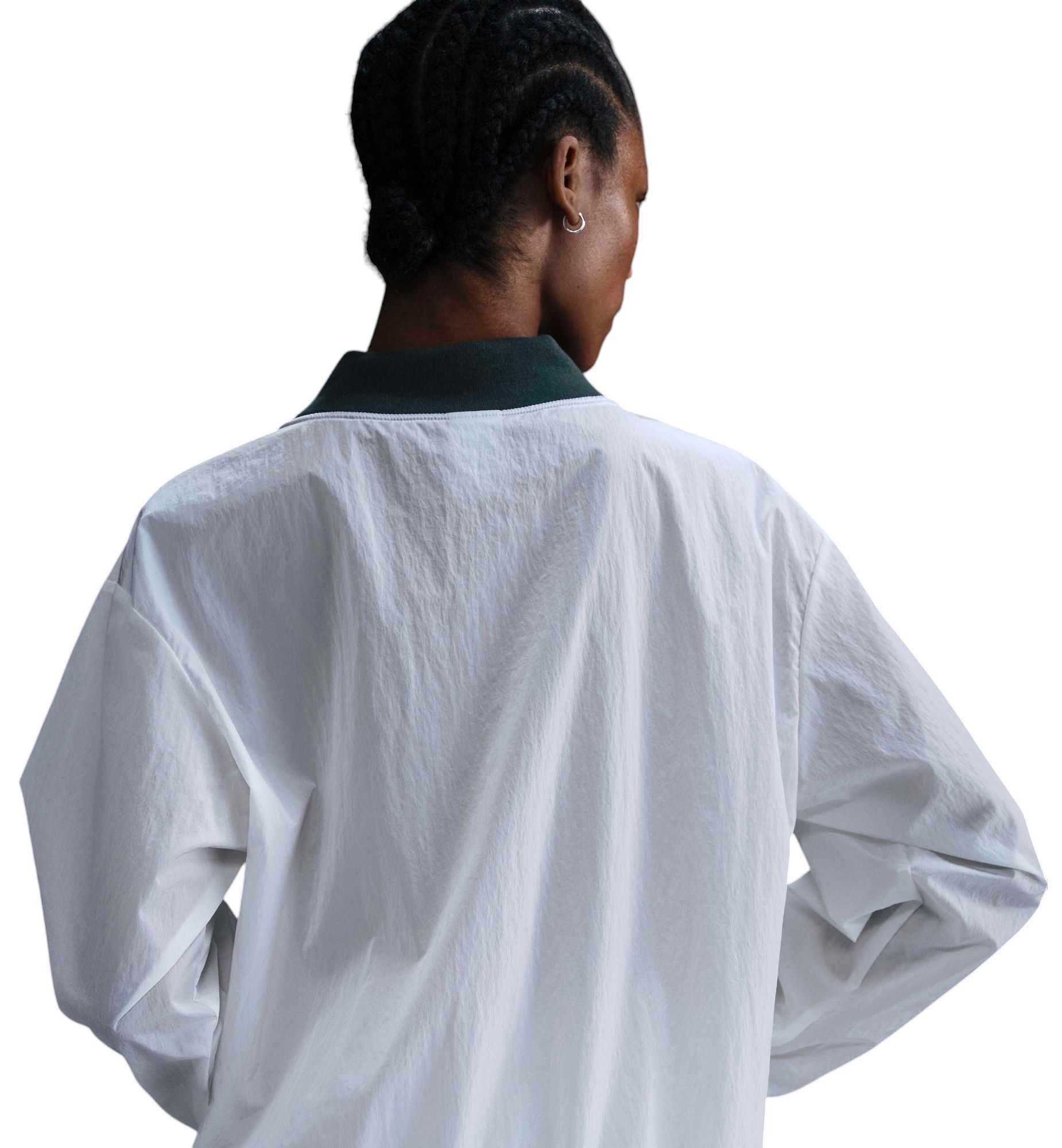 Nike Women's Sportswear Essential Loose UV Woven Long-Sleeve V-Neck Top product image