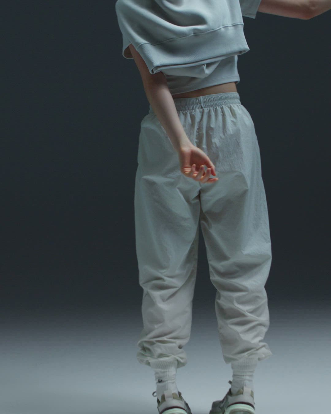 Nike Women's Sportswear Essential Mid-Rise Oversized Woven Joggers product