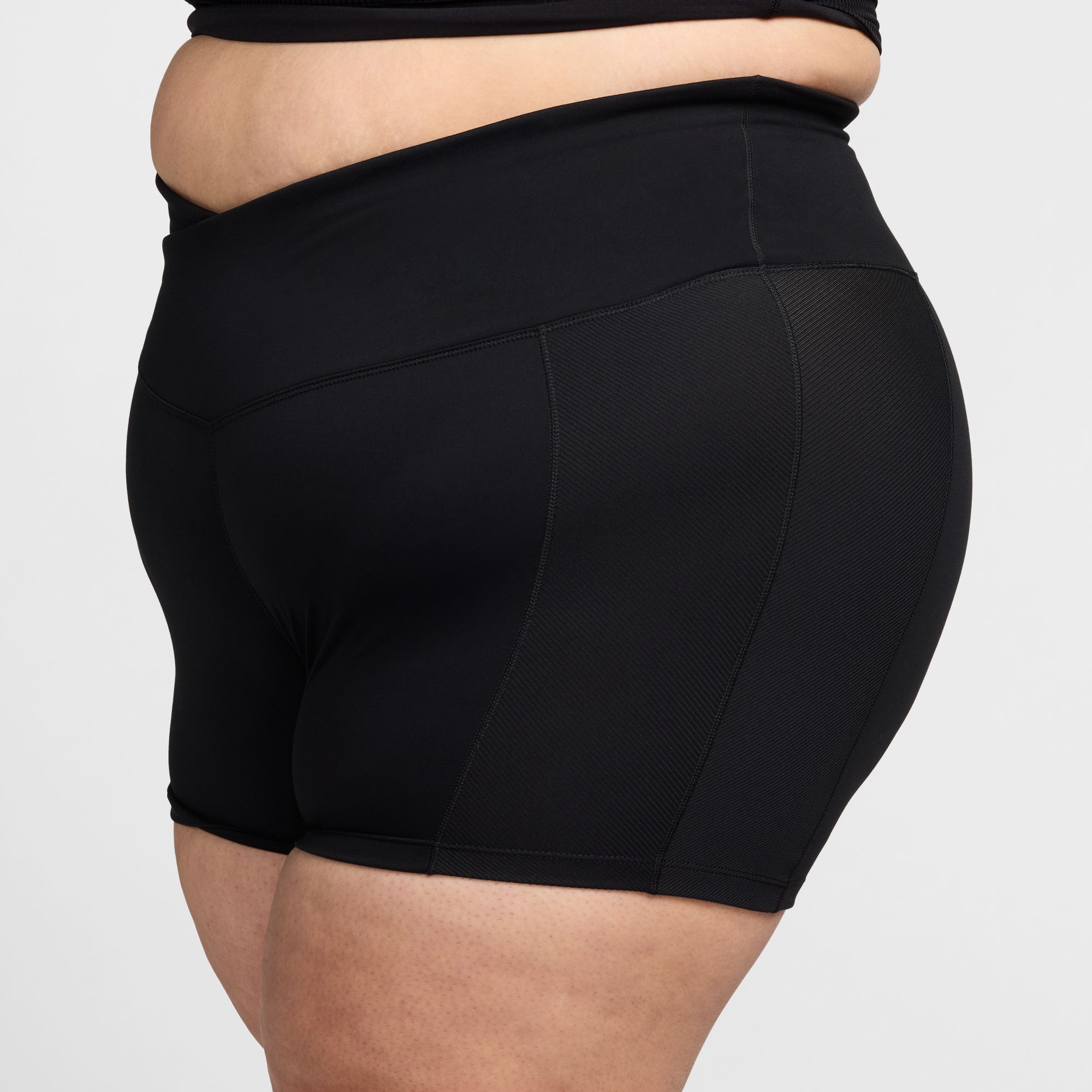 Nike Women's One Wrap High-Waisted 5" Biker Shorts (Plus Size) product image