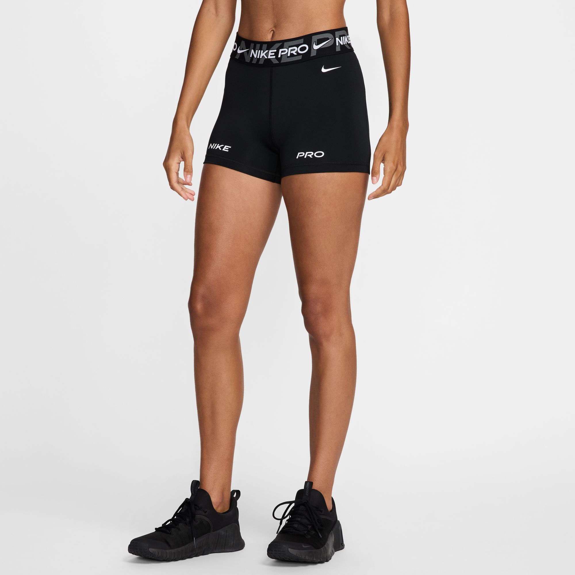 Nike Women's Pro Mid-Rise 3" Graphic Biker Shorts