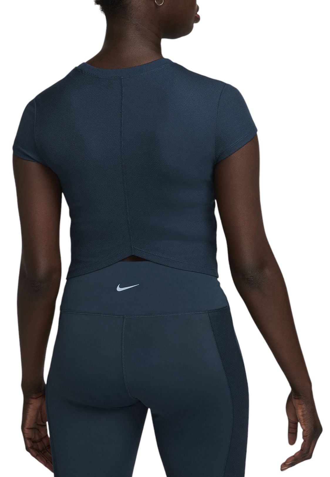 Nike Women's One Fitted Rib Dri-FIT Short-Sleeve Cropped Top product image
