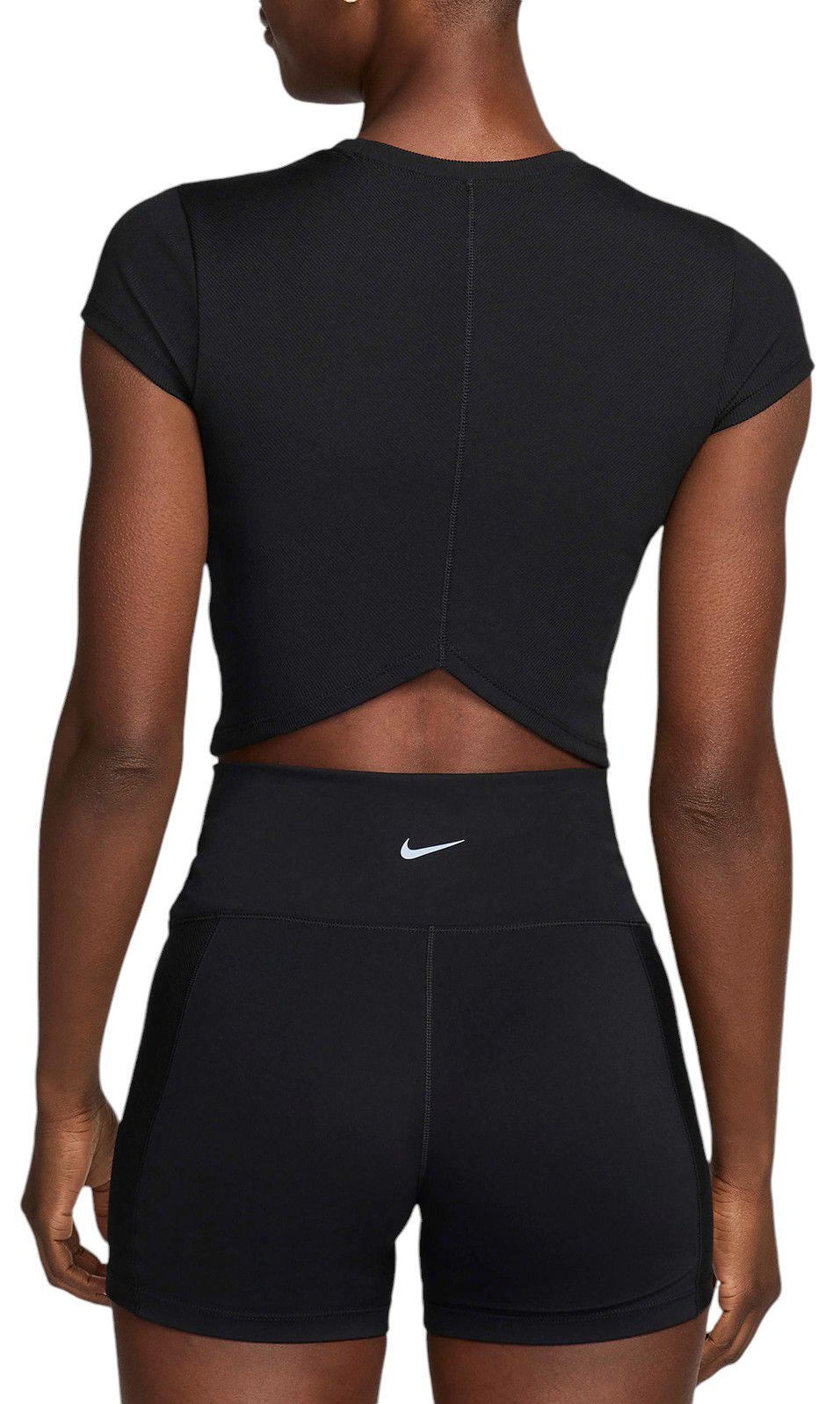 Nike Women's One Fitted Rib Dri-FIT Short-Sleeve Cropped Top product image