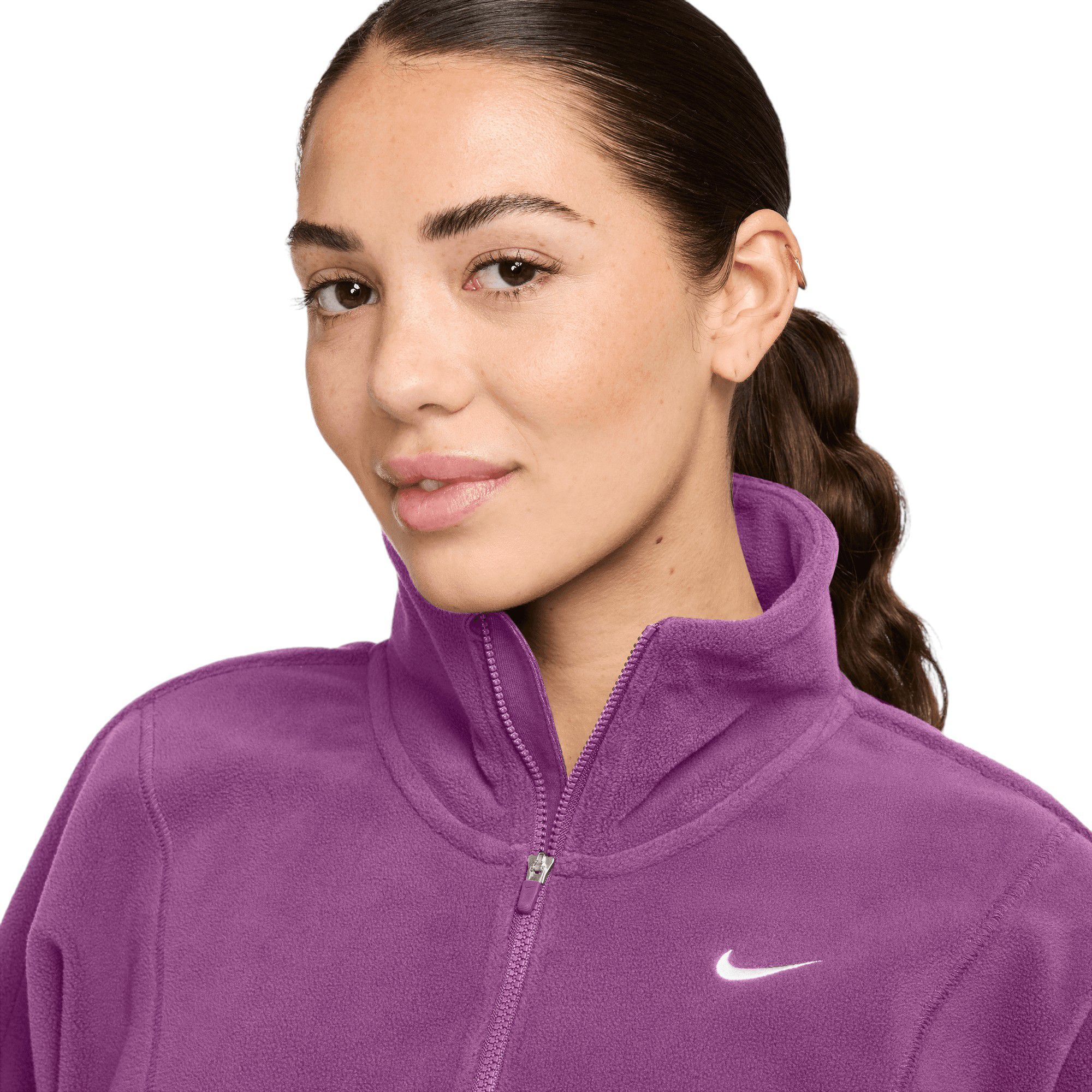 Nike Women's One Therma-FIT Oversized 1/2-Zip Fleece Top product image