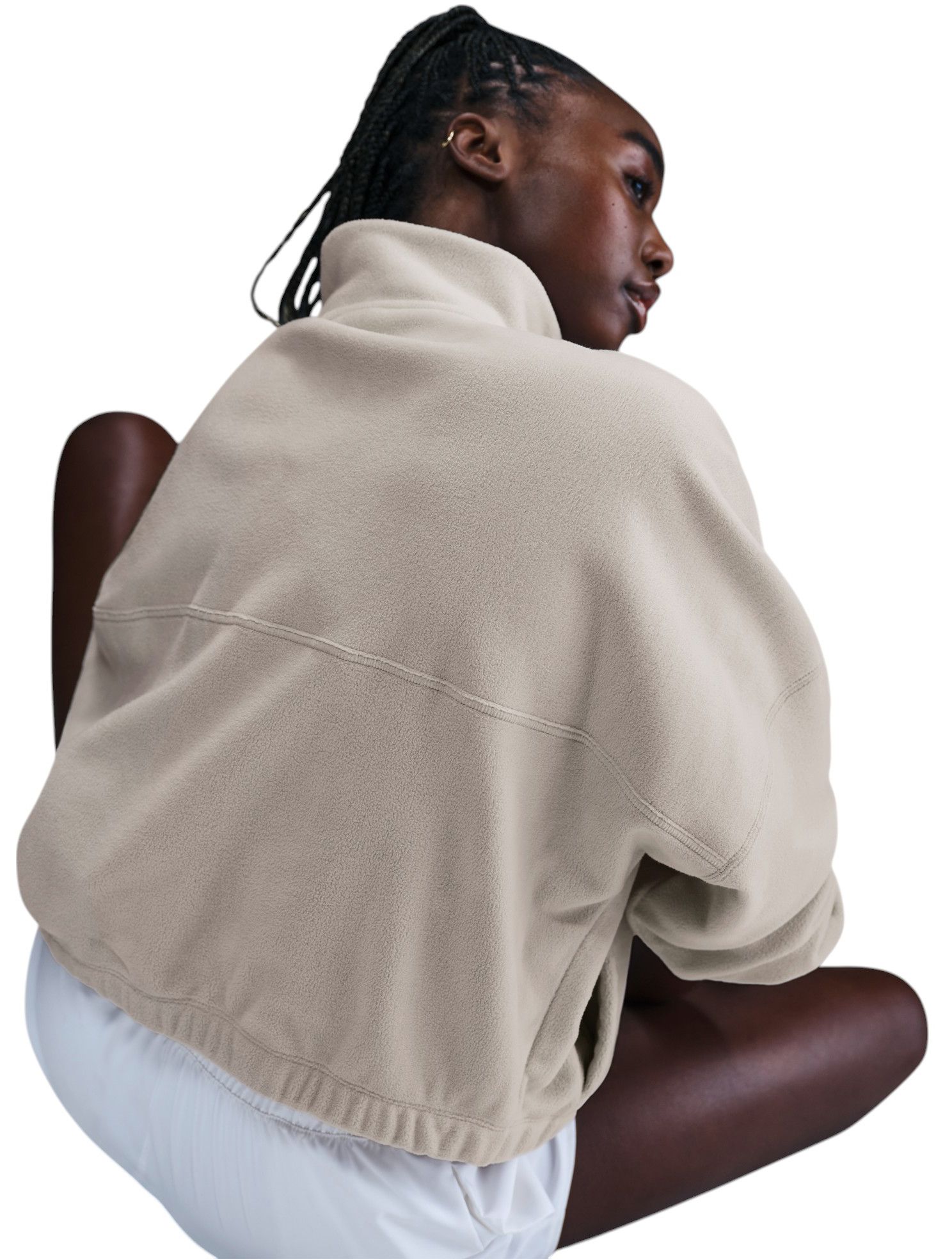 Nike Women's One Therma-FIT Oversized 1/2-Zip Fleece Top product image