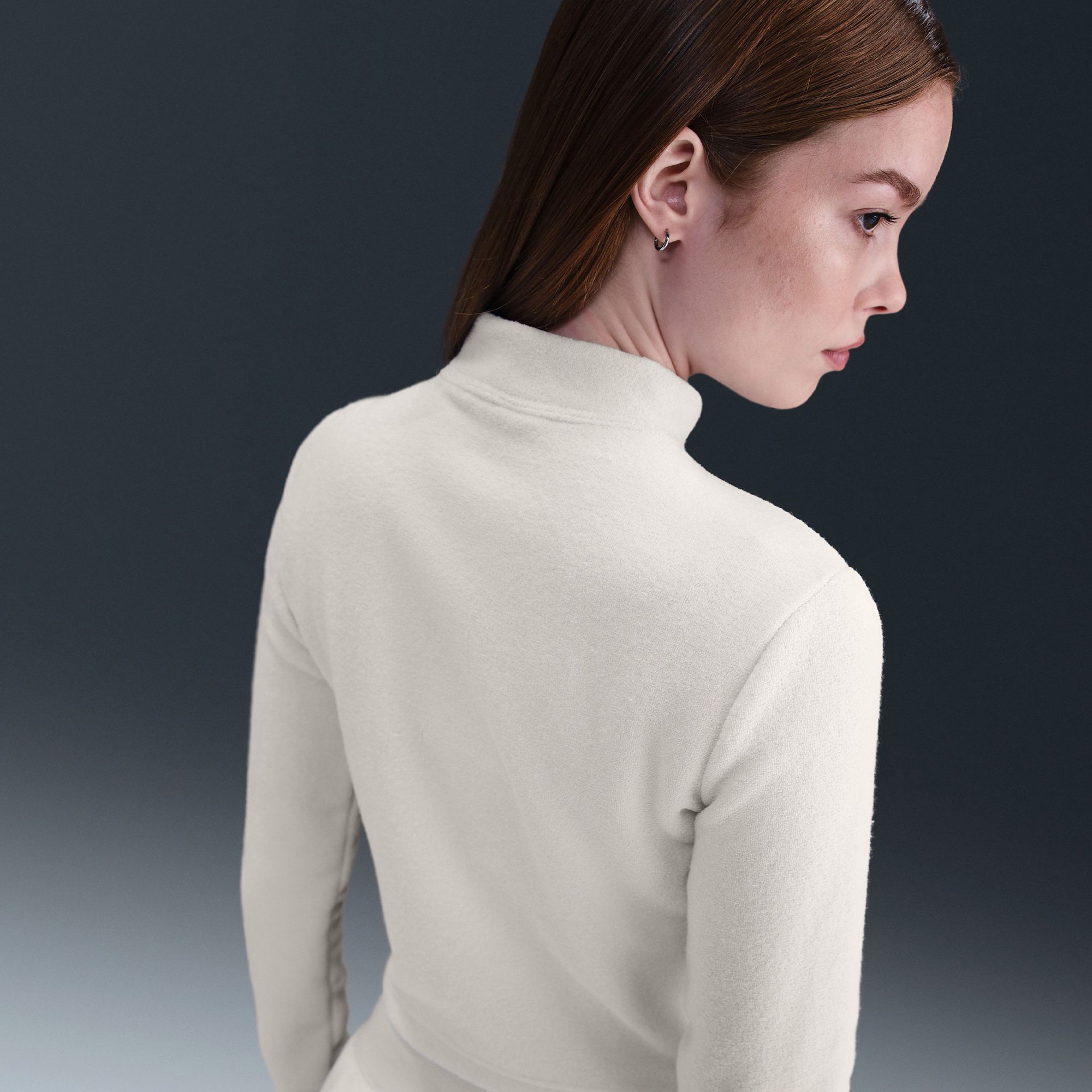 Nike Women's Sportswear Phoenix Plush Slim Long-Sleeve Cozy Fleece 1/2-Zip product image