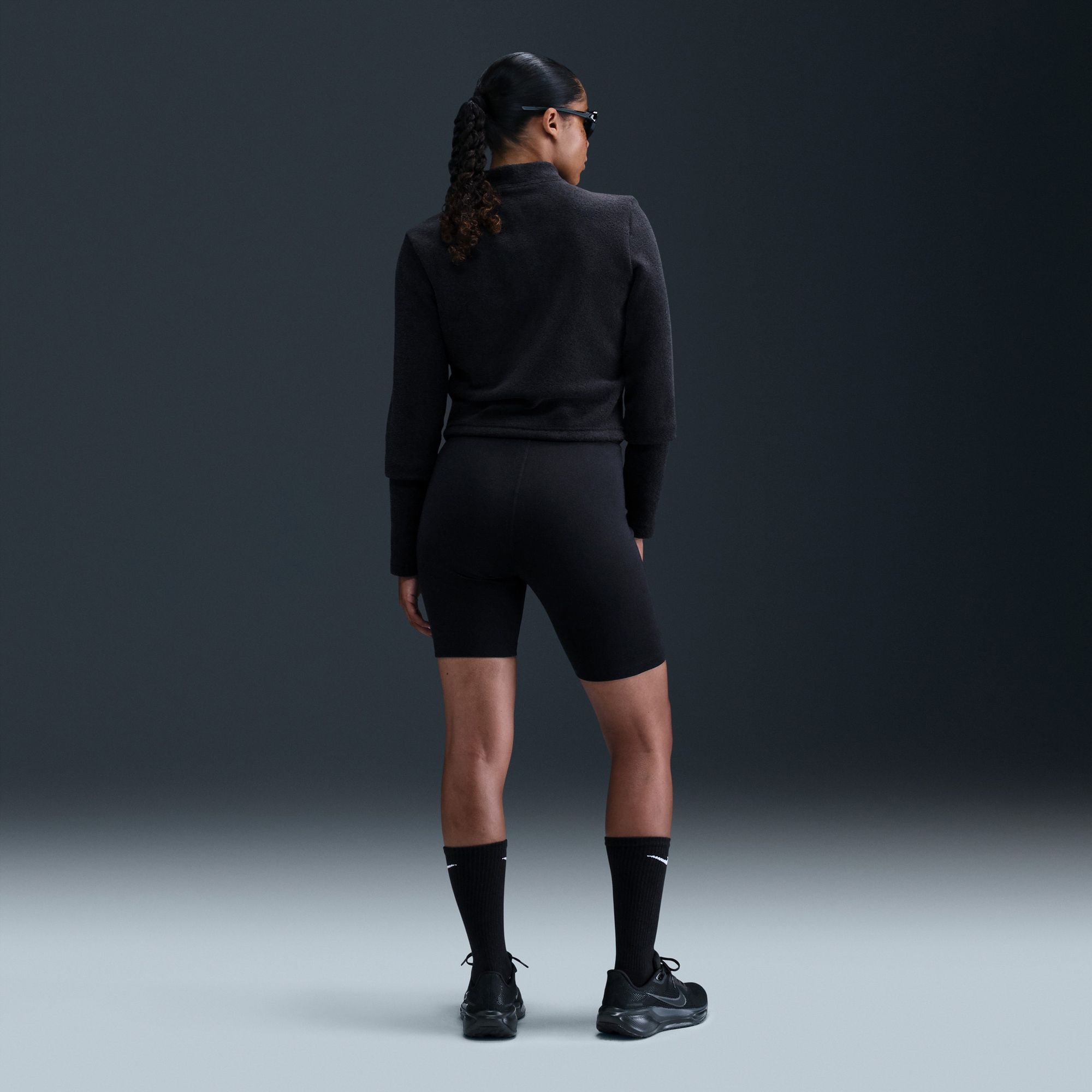 Nike Women's Sportswear Phoenix Plush Slim Long-Sleeve Cozy Fleece 1/2-Zip product image