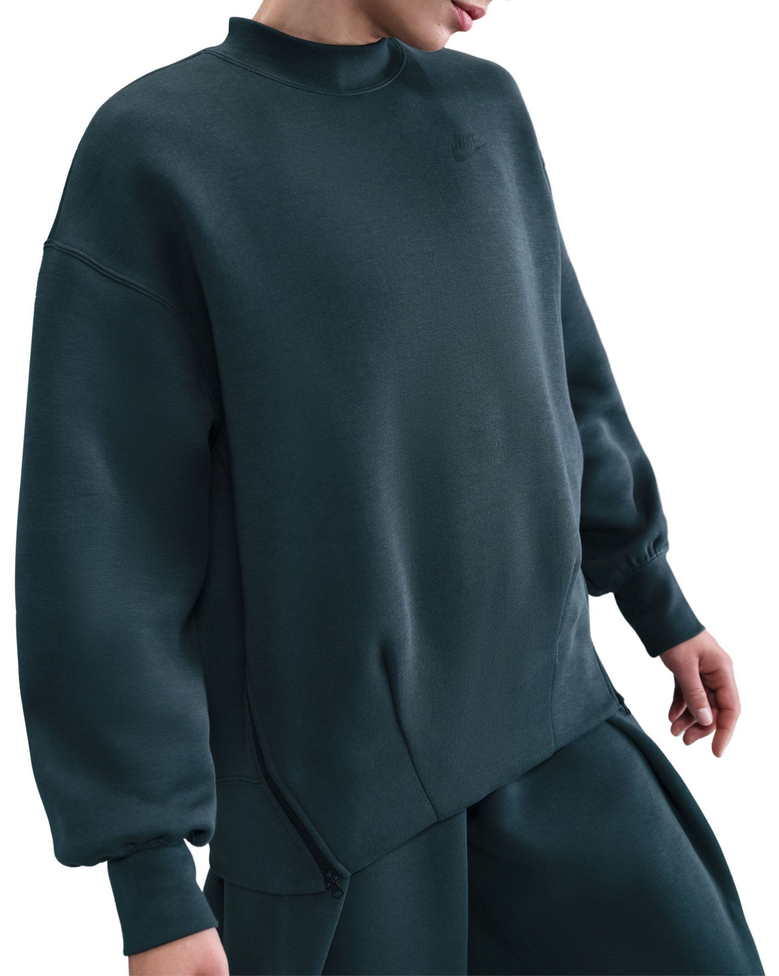 Nike Women's Sportswear Tech Fleece Oversized Crew-Neck Sweatshirt product image