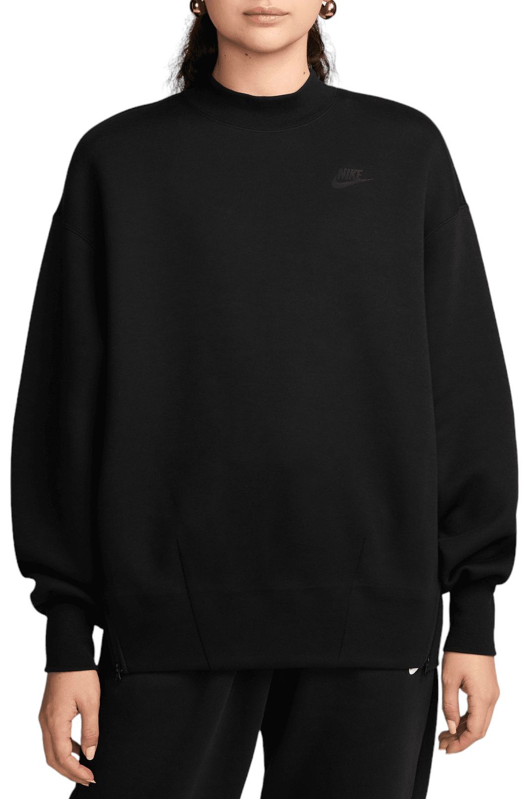 Nike Women's Sportswear Tech Fleece Oversized Crew-Neck Sweatshirt product image