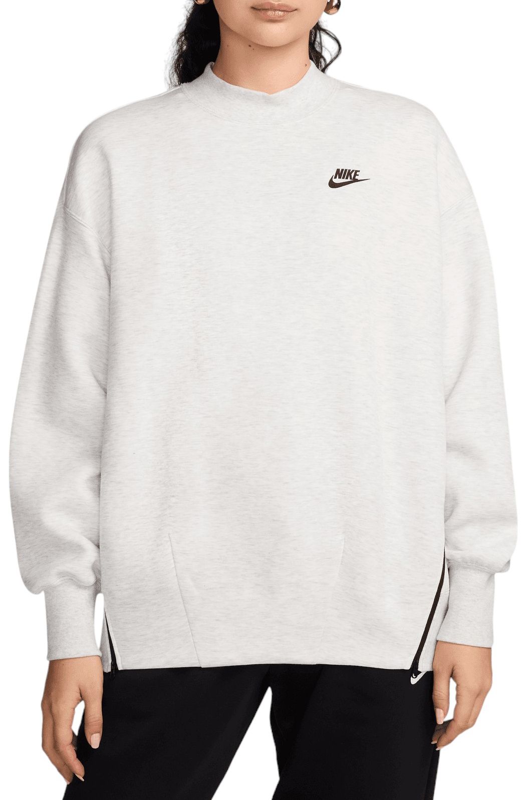Nike Women's Sportswear Tech Fleece Oversized Crew-Neck Sweatshirt product image