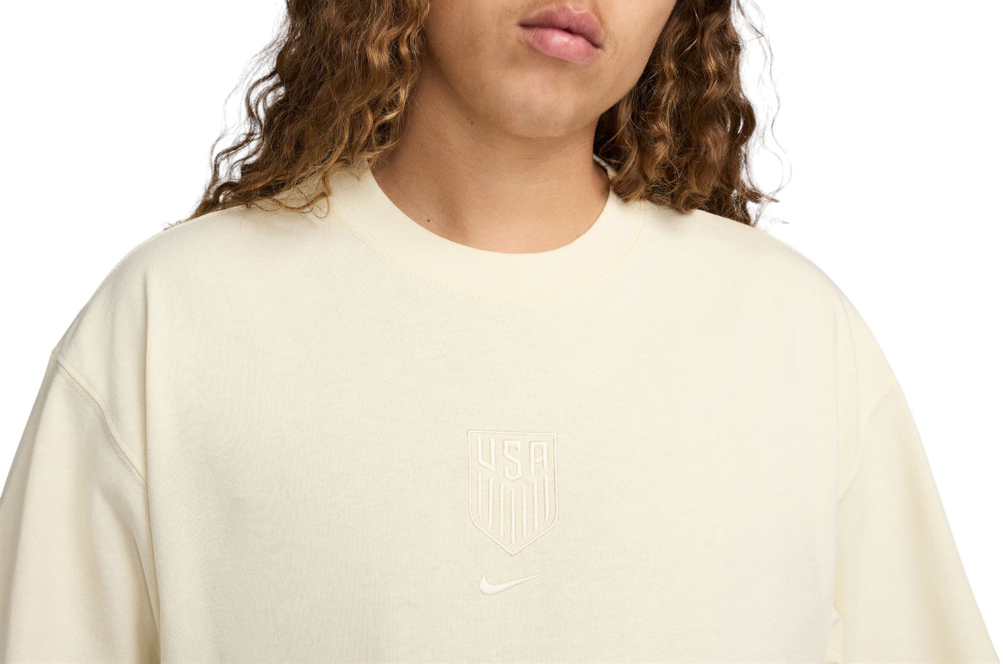 Nike Adult USMNT 2024 MAX90 Cream T-Shirt product image