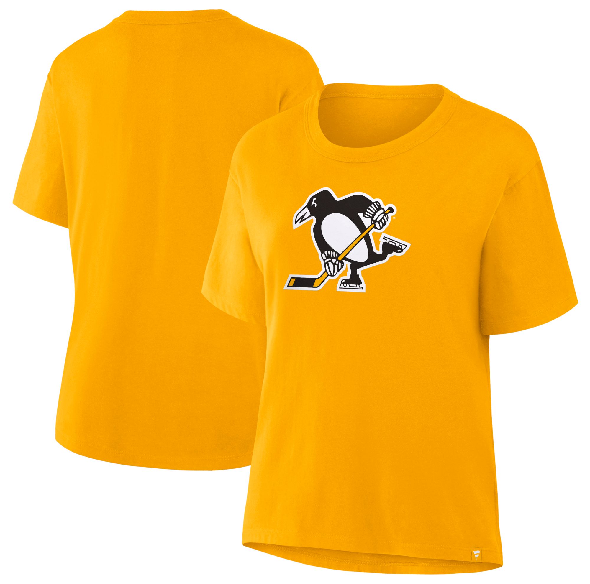 NHL Women's Pittsburgh Penguins Yellow Gold Easy Alternate T-Shirt product image