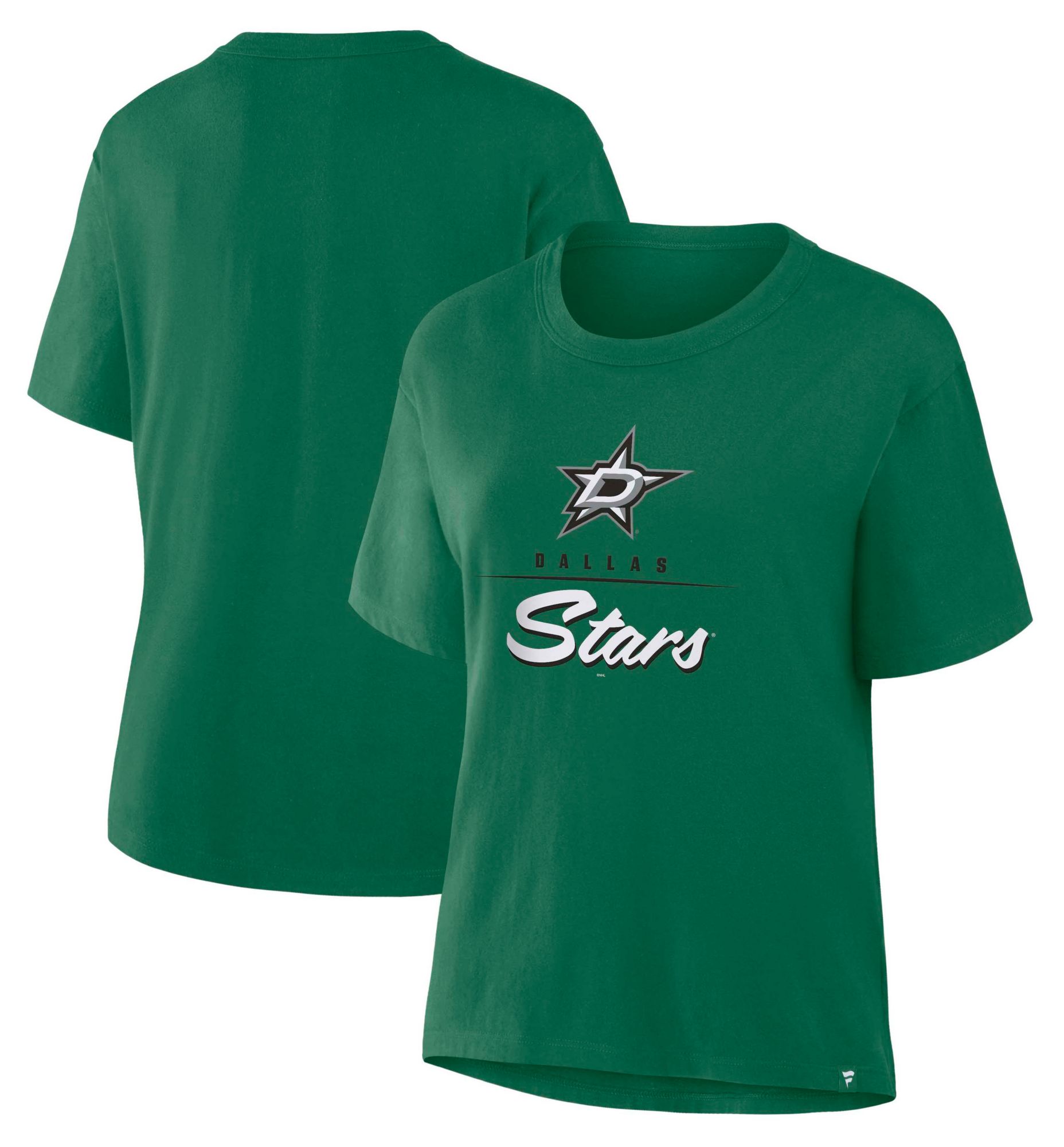 NHL Women's Dallas Stars Green Legacy Microscript Short Sleeve T-Shirt product image