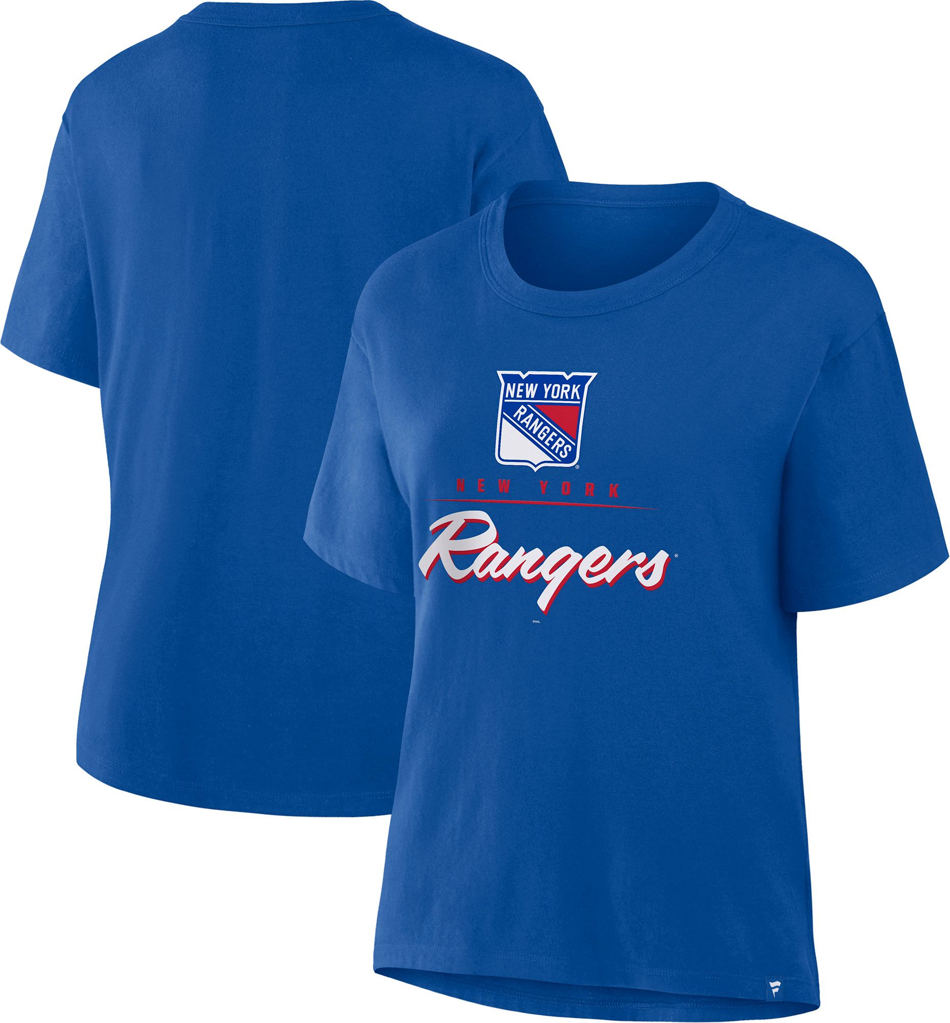 NHL Women's New York Rangers Blue Legacy Microscript Short Sleeve T-Shirt product image