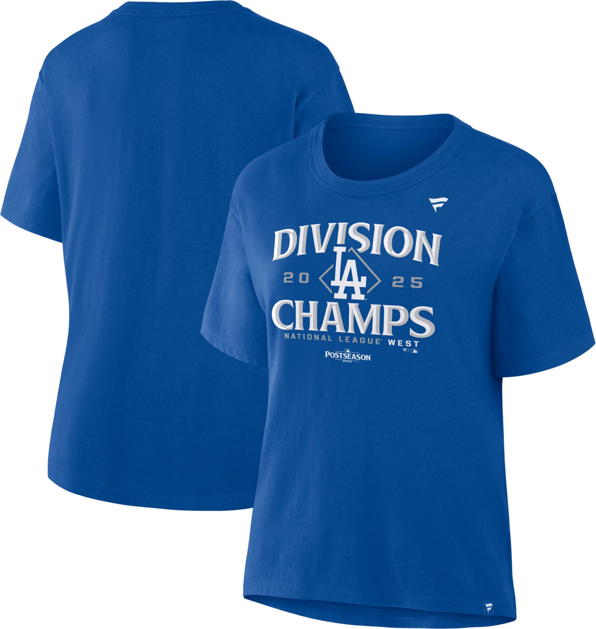 MLB Team Apparel Women's Los Angeles Dodgers 2025 NL West Division Champions Locker Room T-Shirt product image