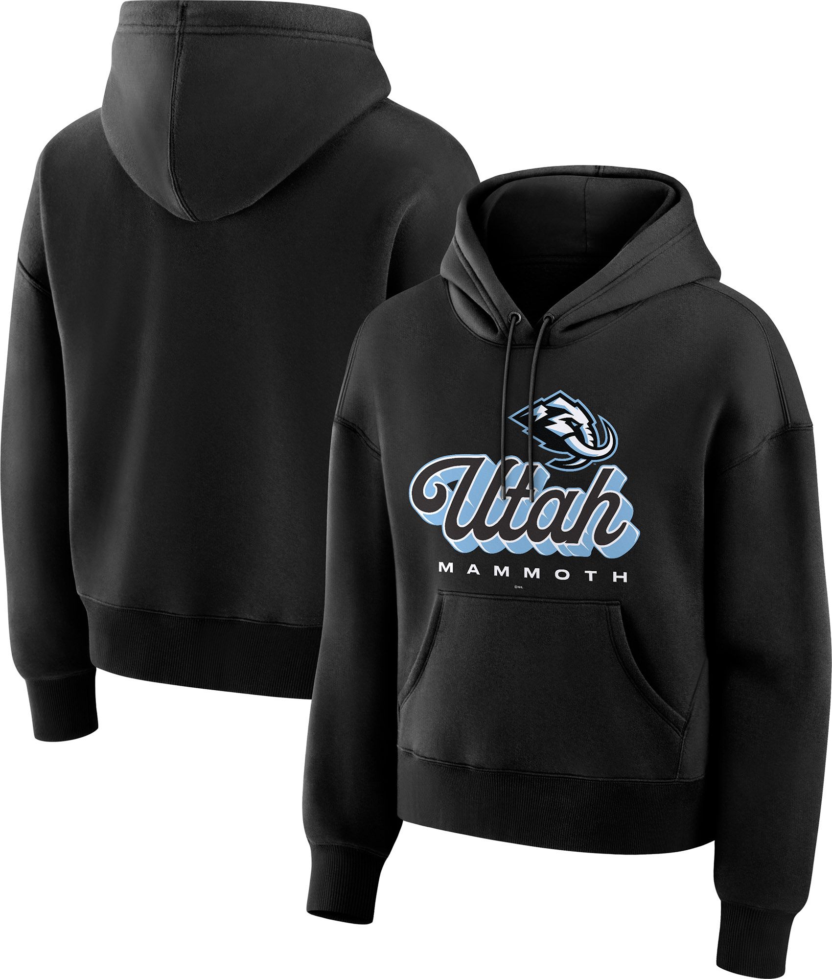 NHL Women's Utah Mammoths Black Utah Script Pullover Hoodie product image