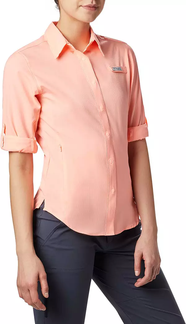 Columbia Women's PFG Tamiami II Long Sleeve Shirt - Tiki Pink