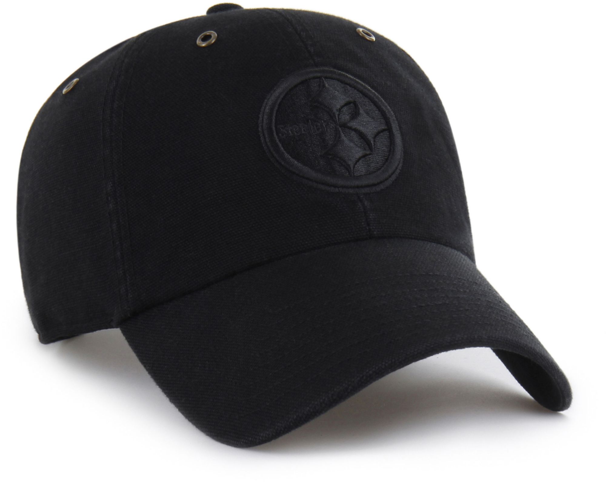 Carhartt x '47 Adult Pittsburgh Steelers Black Dyed Clean Up Adjustable Hat product image