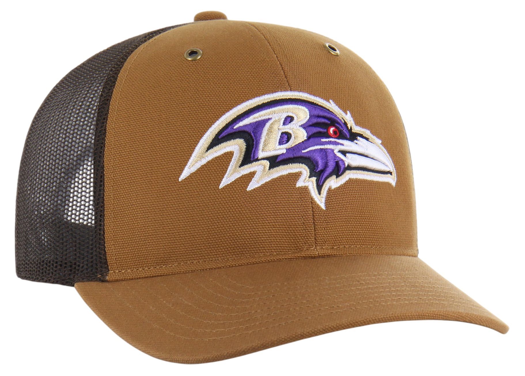 Carhartt x '47 Adult Baltimore Ravens Brown Adjustable Trucker Hat product image