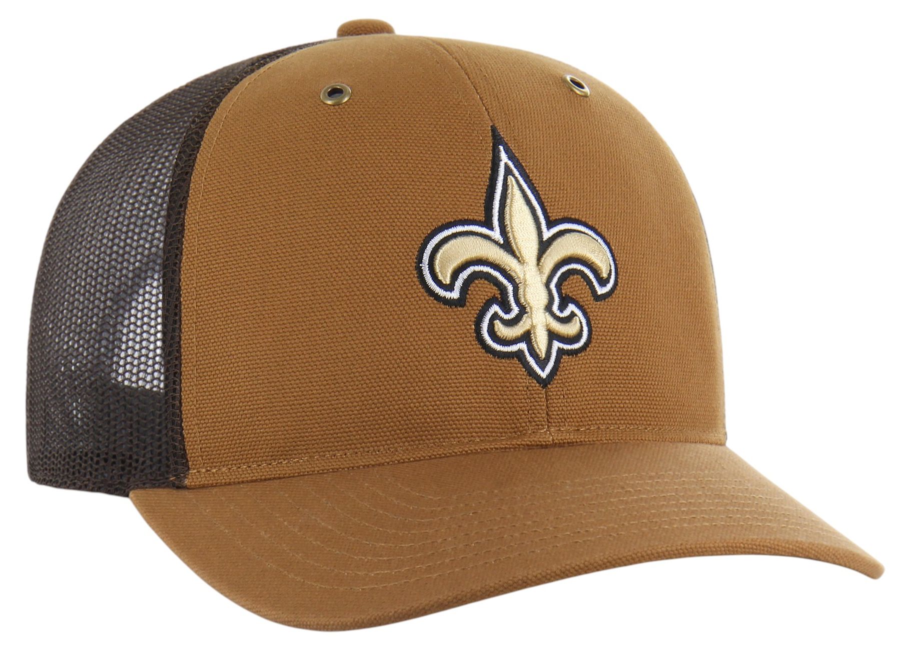 Carhartt x '47 Adult New Orleans Saints Brown Adjustable Trucker Hat product image