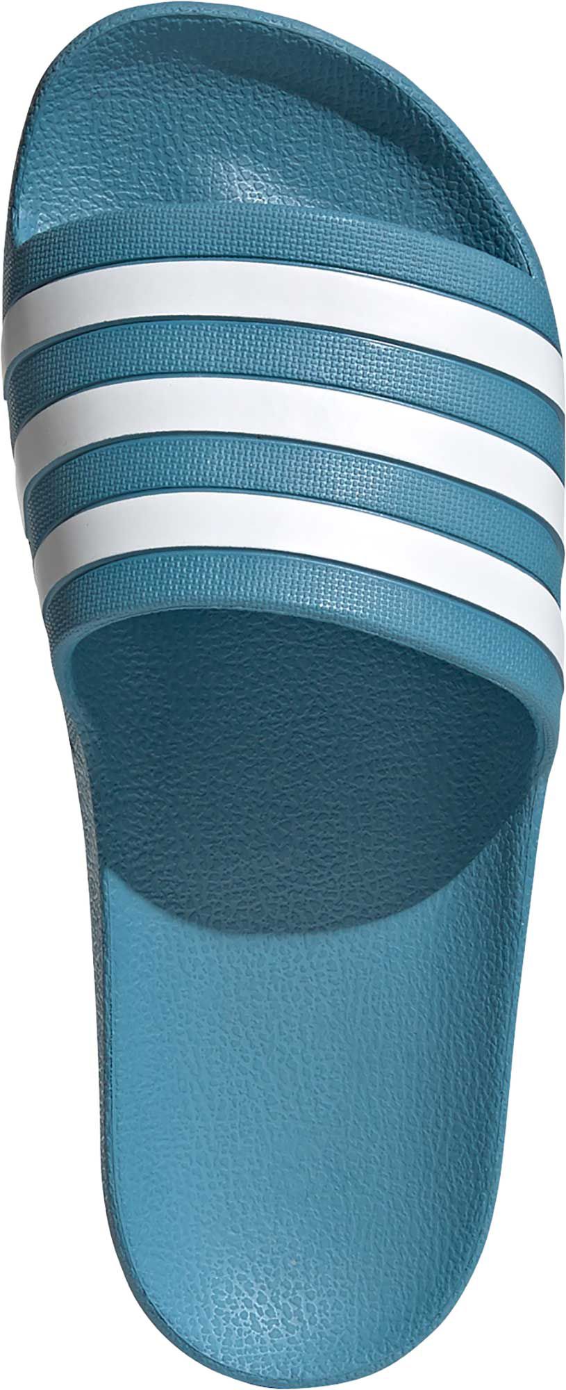 adidas slides women blue