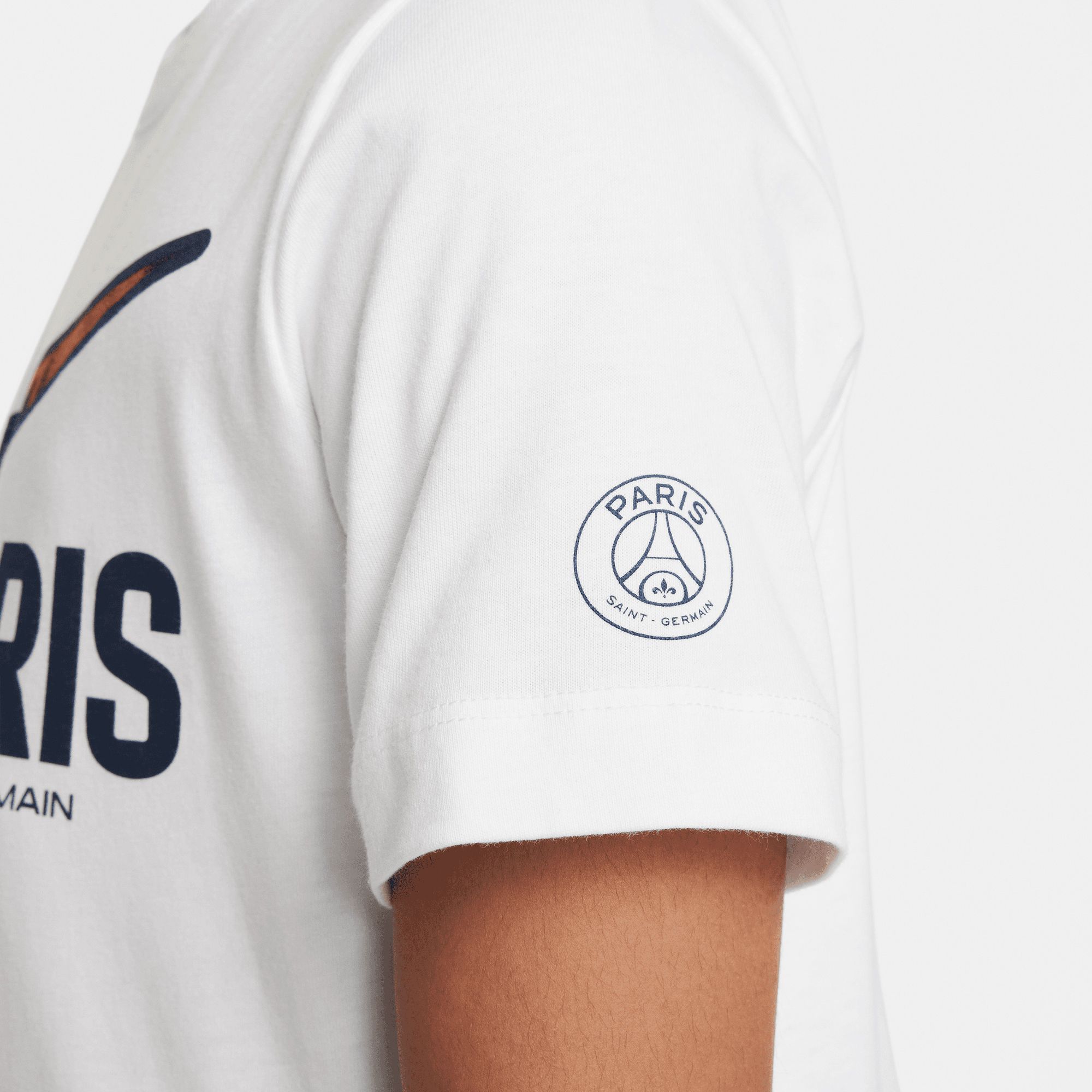 Nike Youth Paris Saint-Germain Swoosh White T-Shirt product image