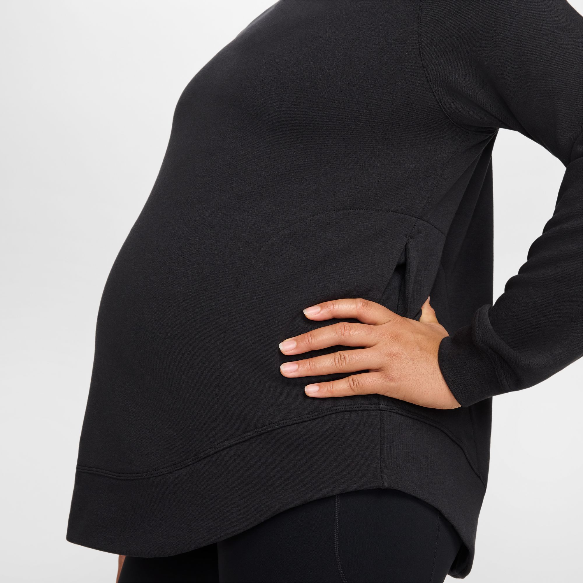 Nike Women's One Reversible French Terry Pullover Maternity Top product image