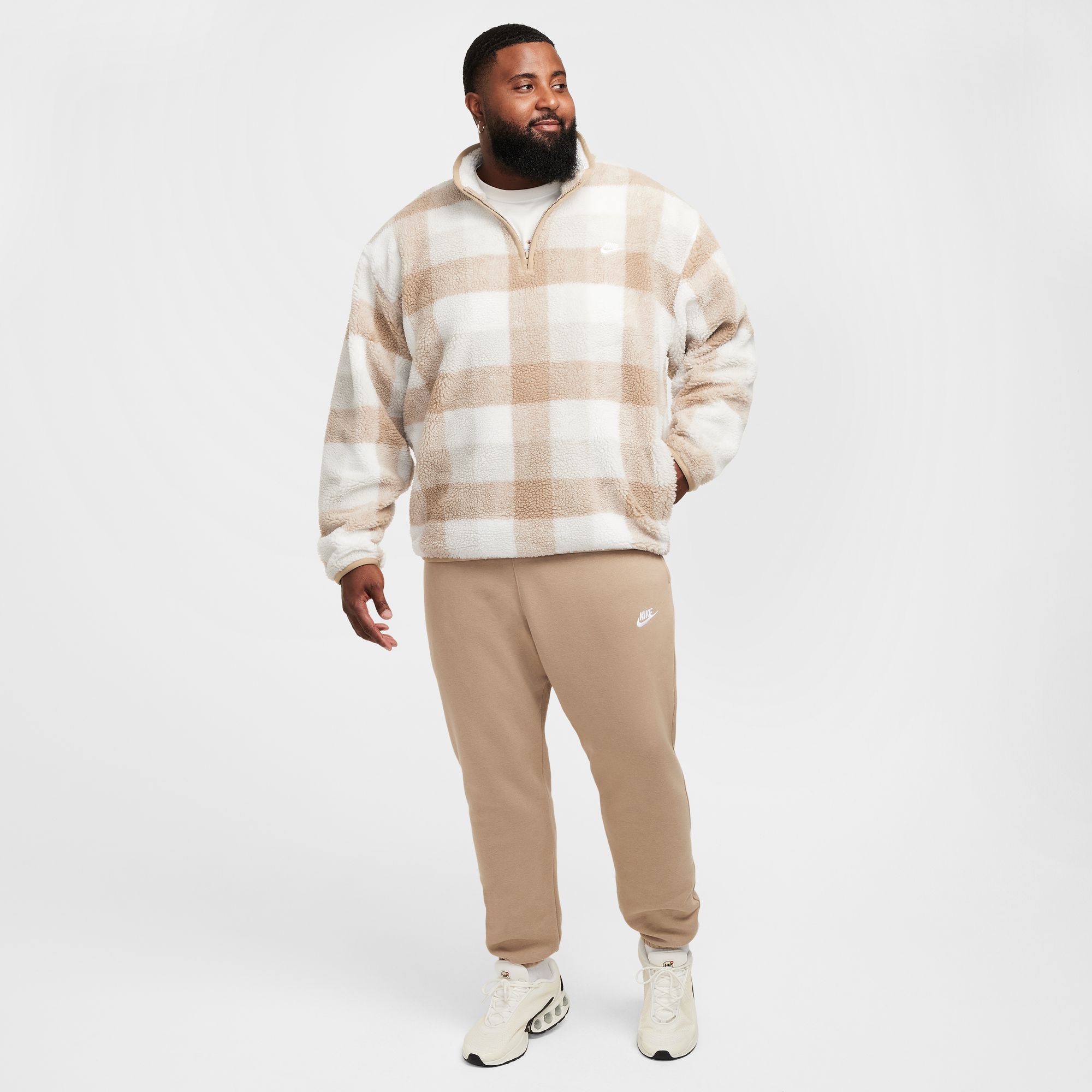 Nike Men's Club Winterized Fleece 1/2 Zip Jacket product image