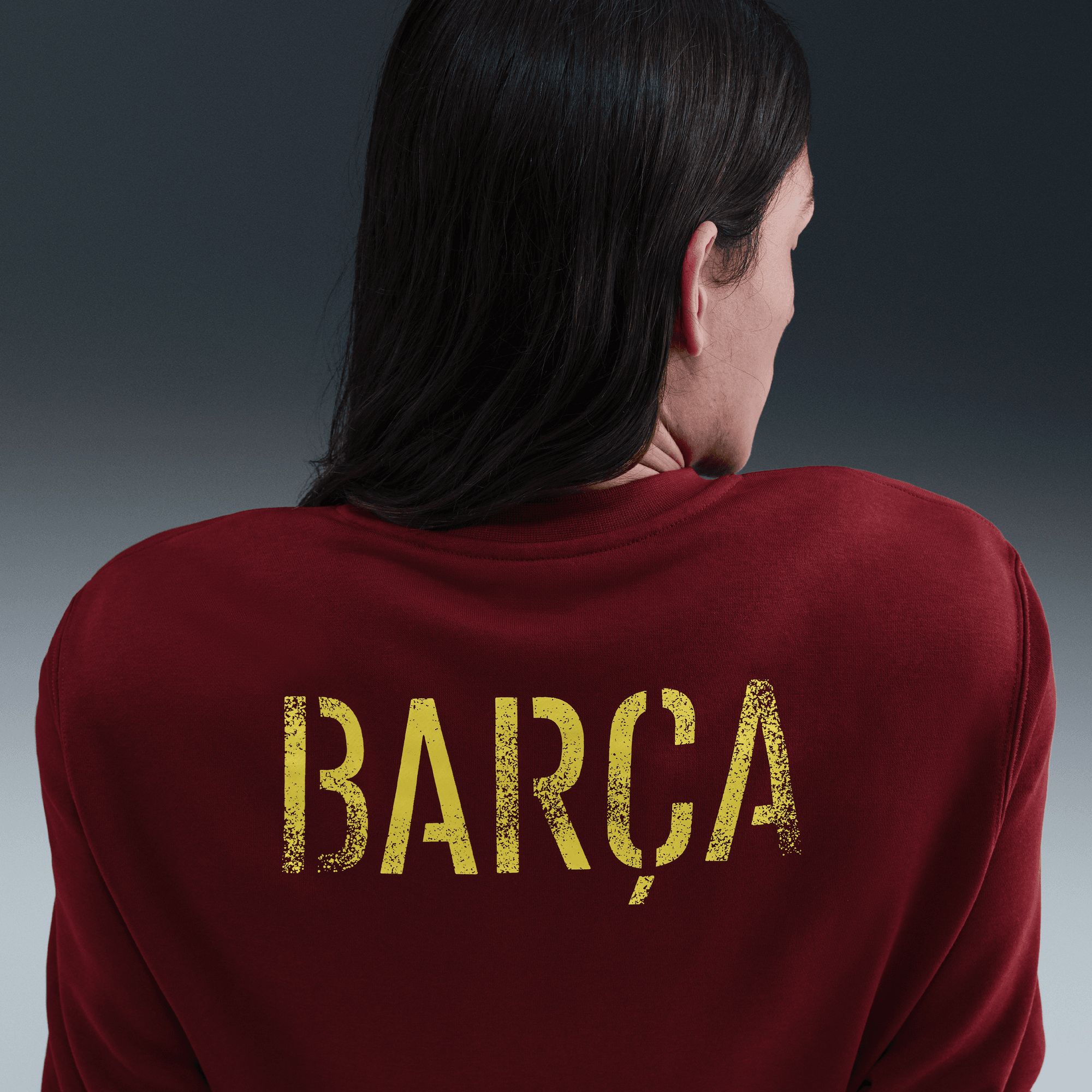 Nike Adult FC Barcelona 2025-26 Red Crew Sweatshirt product image