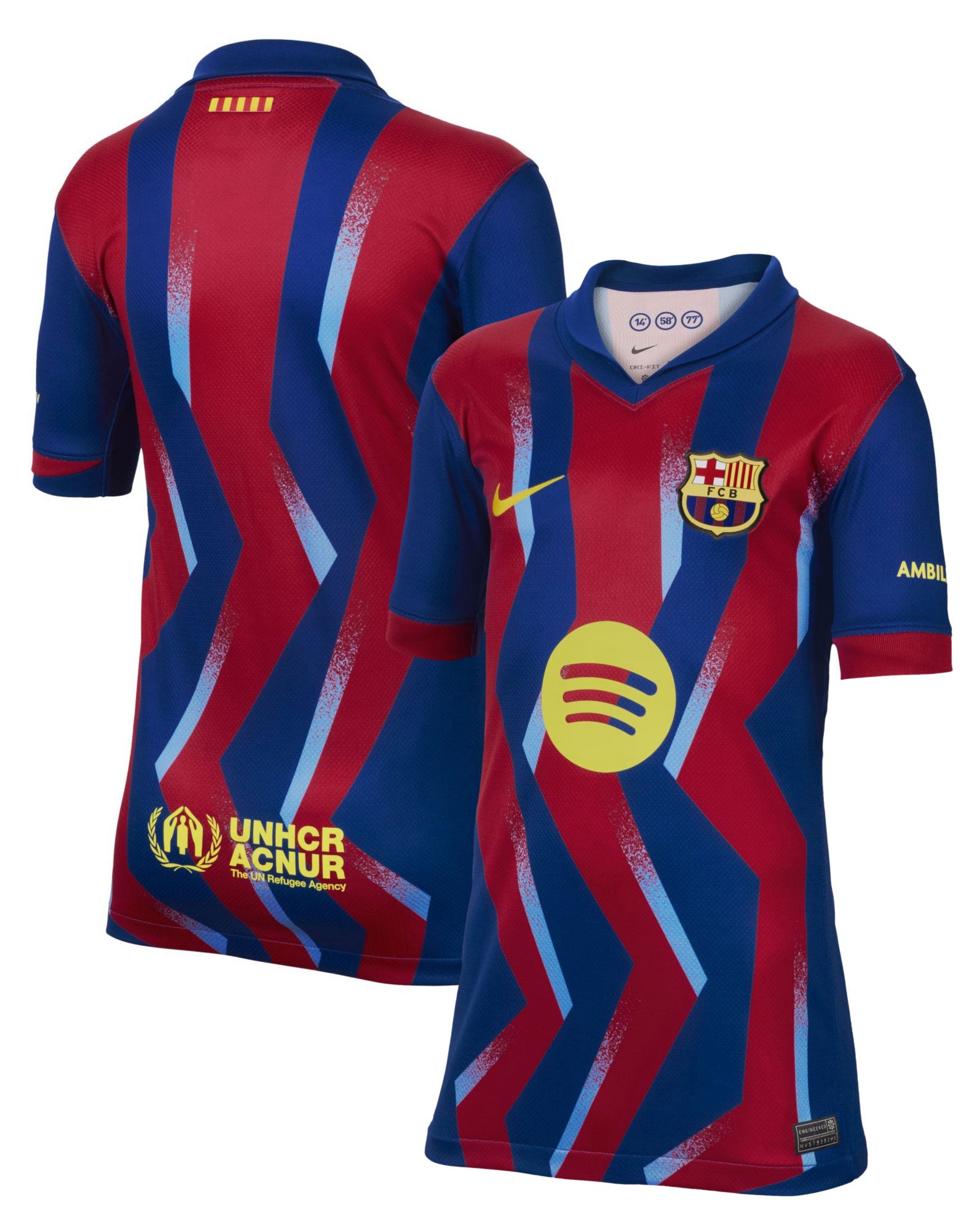 Nike Youth 2025 FC Barcelona Light Blue Fourth Replica Jersey product image