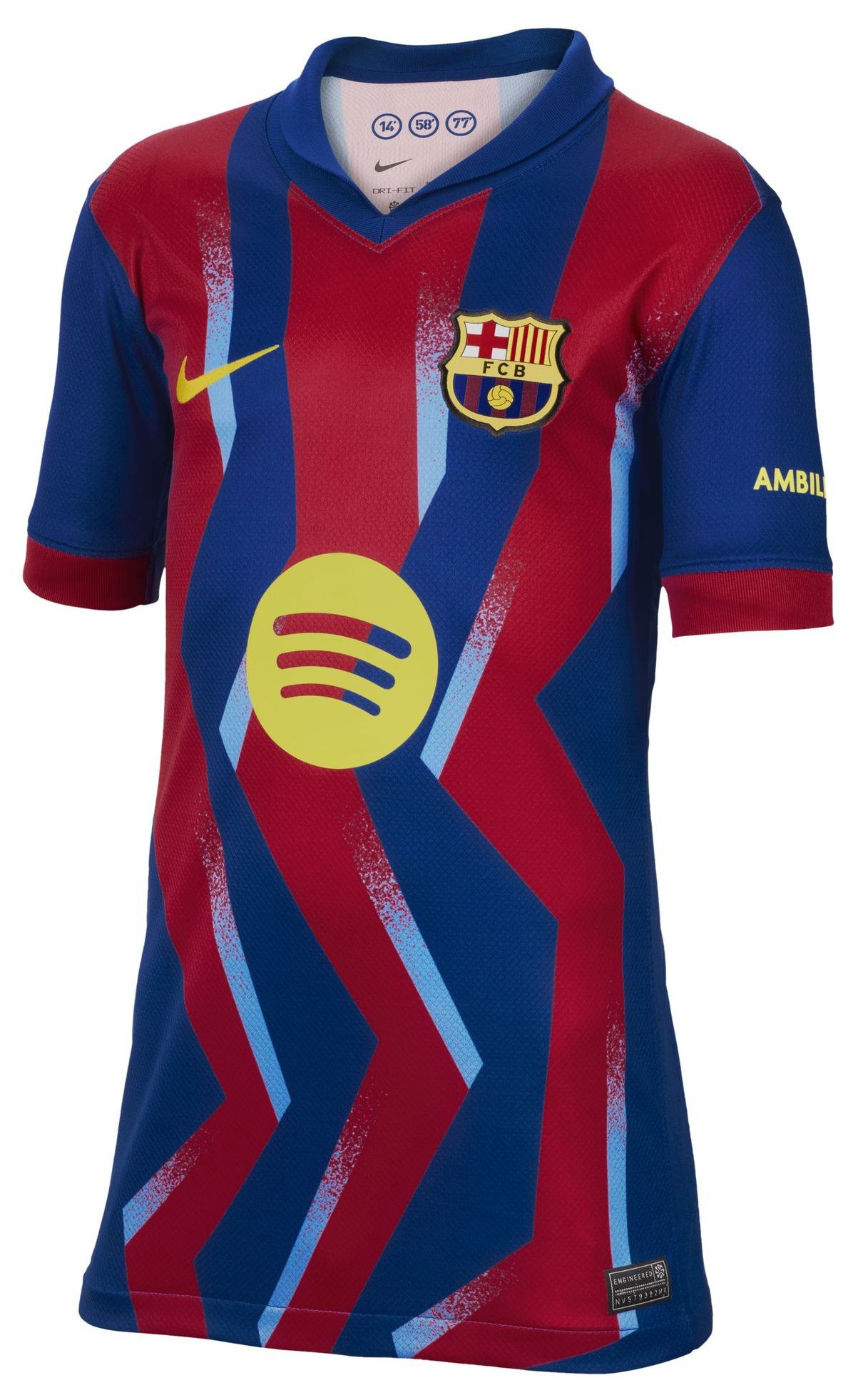 Nike Youth 2025 FC Barcelona Light Blue Fourth Replica Jersey product image