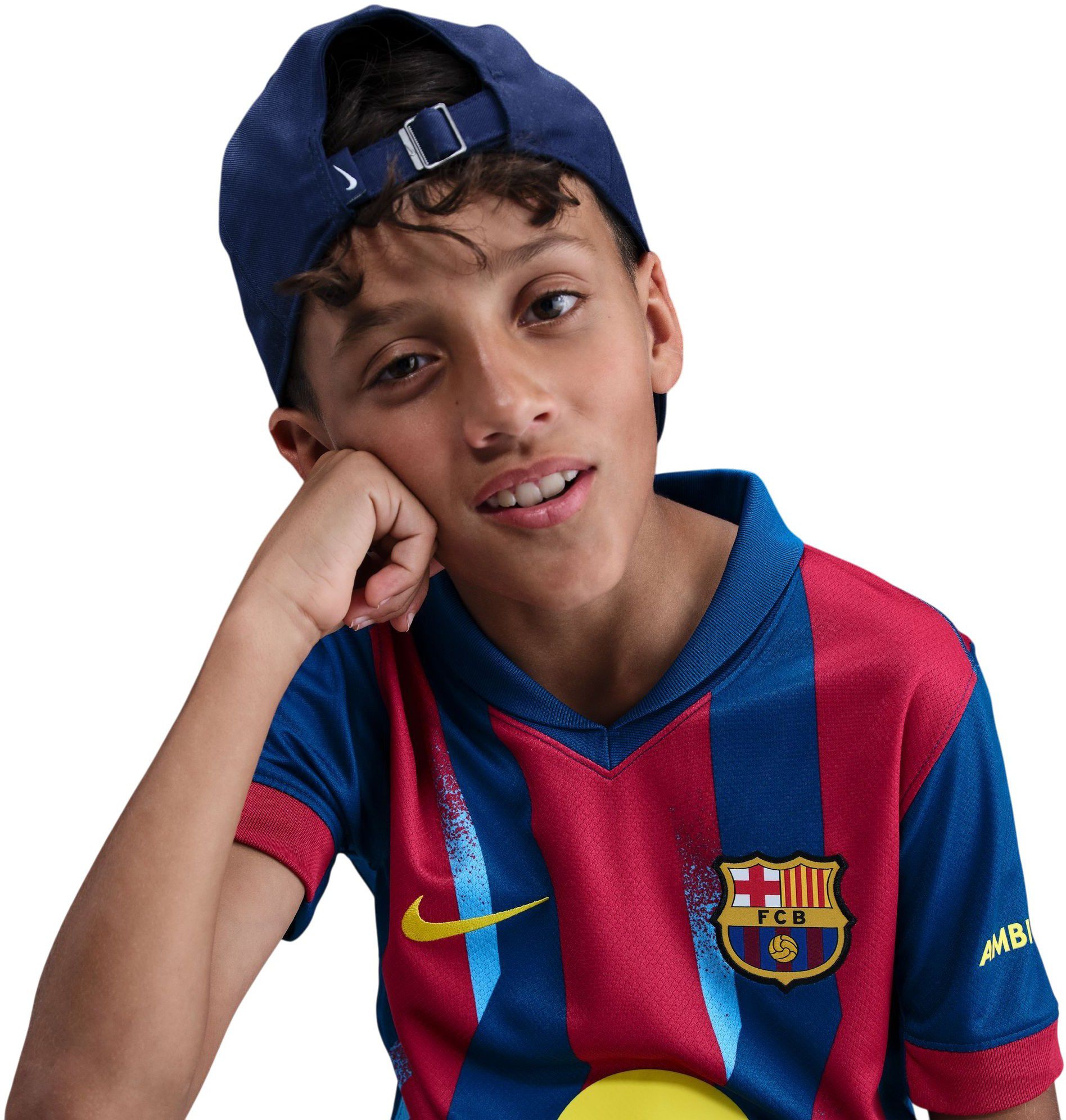 Nike Youth 2025 FC Barcelona Light Blue Fourth Replica Jersey product image