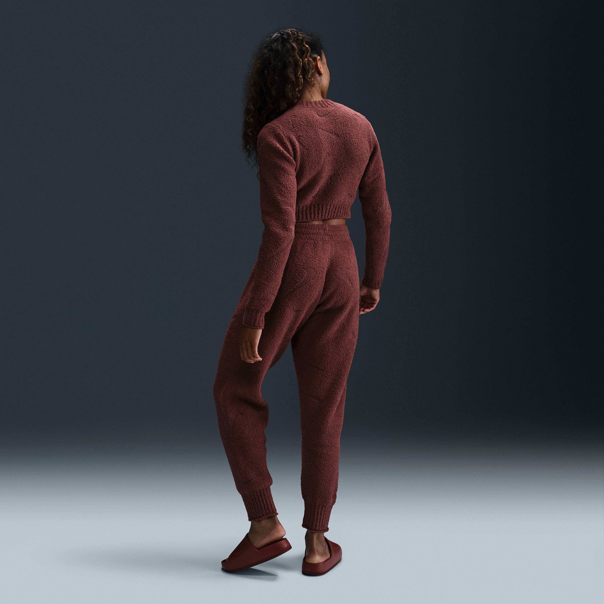 Nike Women's Sportswear Phoenix Boucle Tight Knit Long-Sleeve Top product image