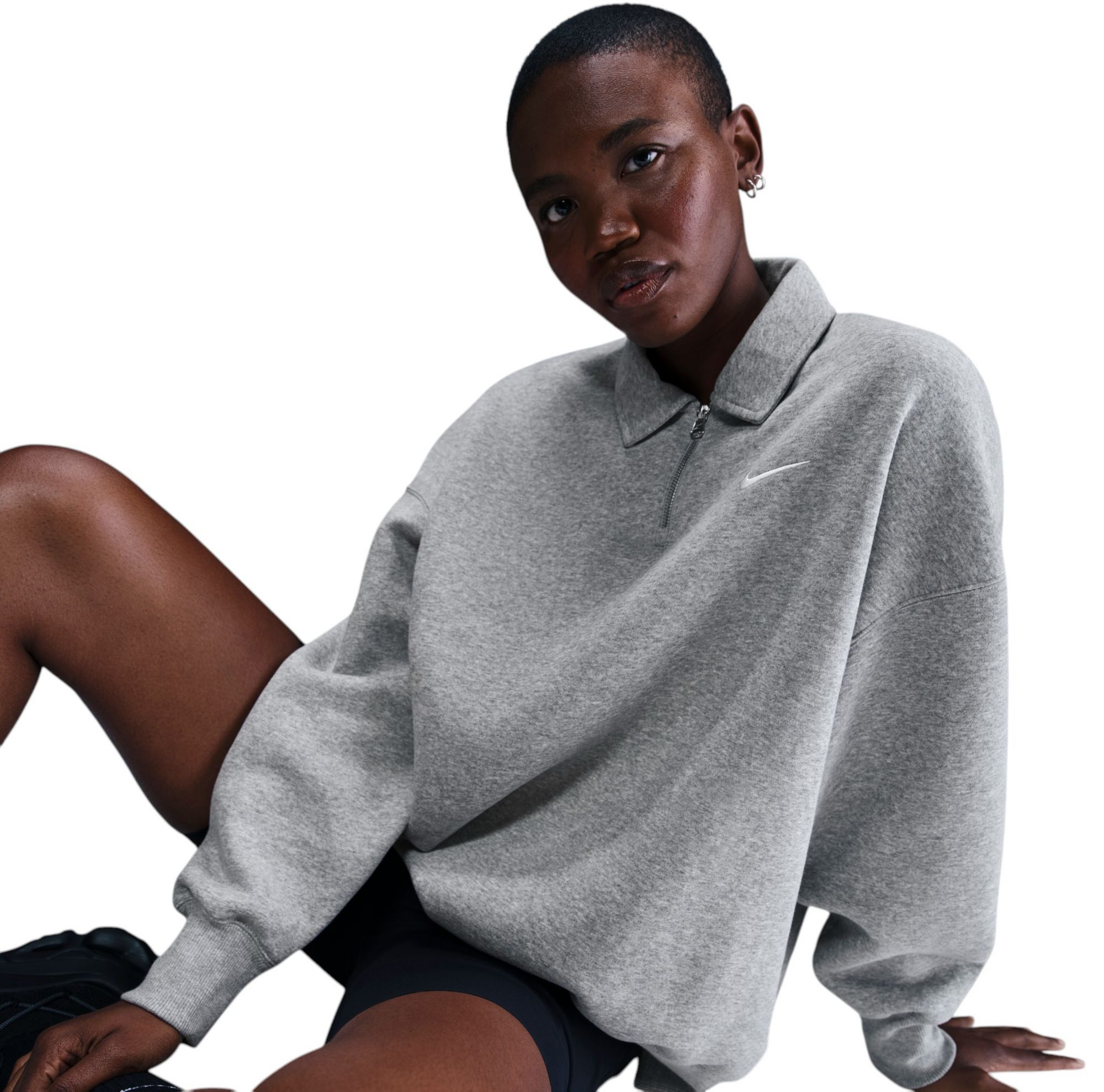 Nike Women's Sportswear Phoenix Fleece Oversized 1/4-Zip Polo product image