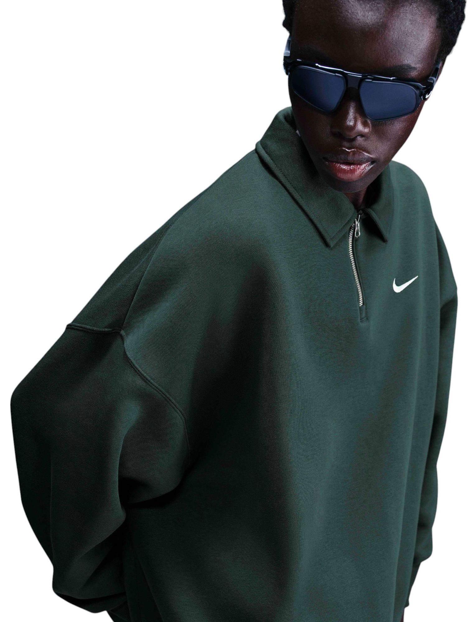 Nike Women's Sportswear Phoenix Fleece Oversized 1/4-Zip Polo product image