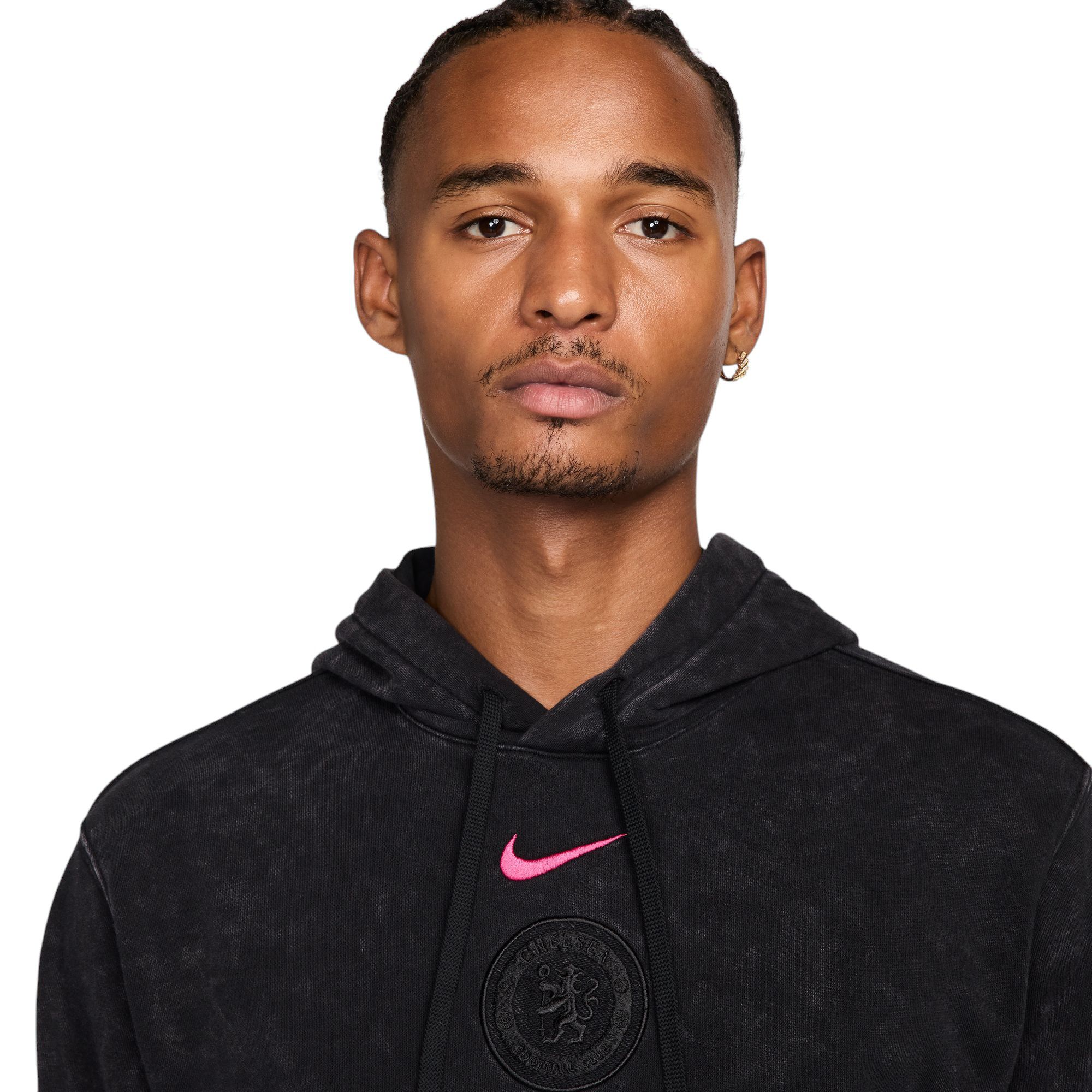 Nike Men's Chelsea FC 2024 Black Club Hoodie product image