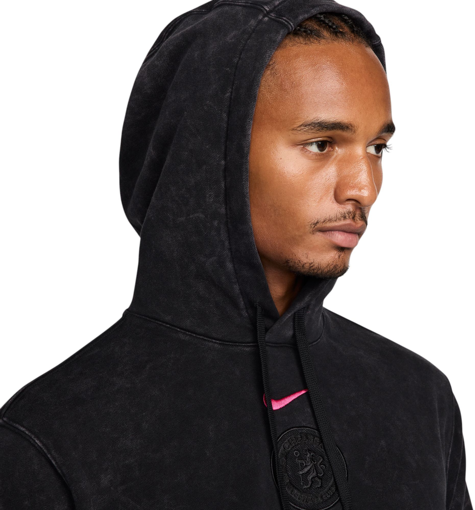 Nike Men's Chelsea FC 2024 Black Club Hoodie product image