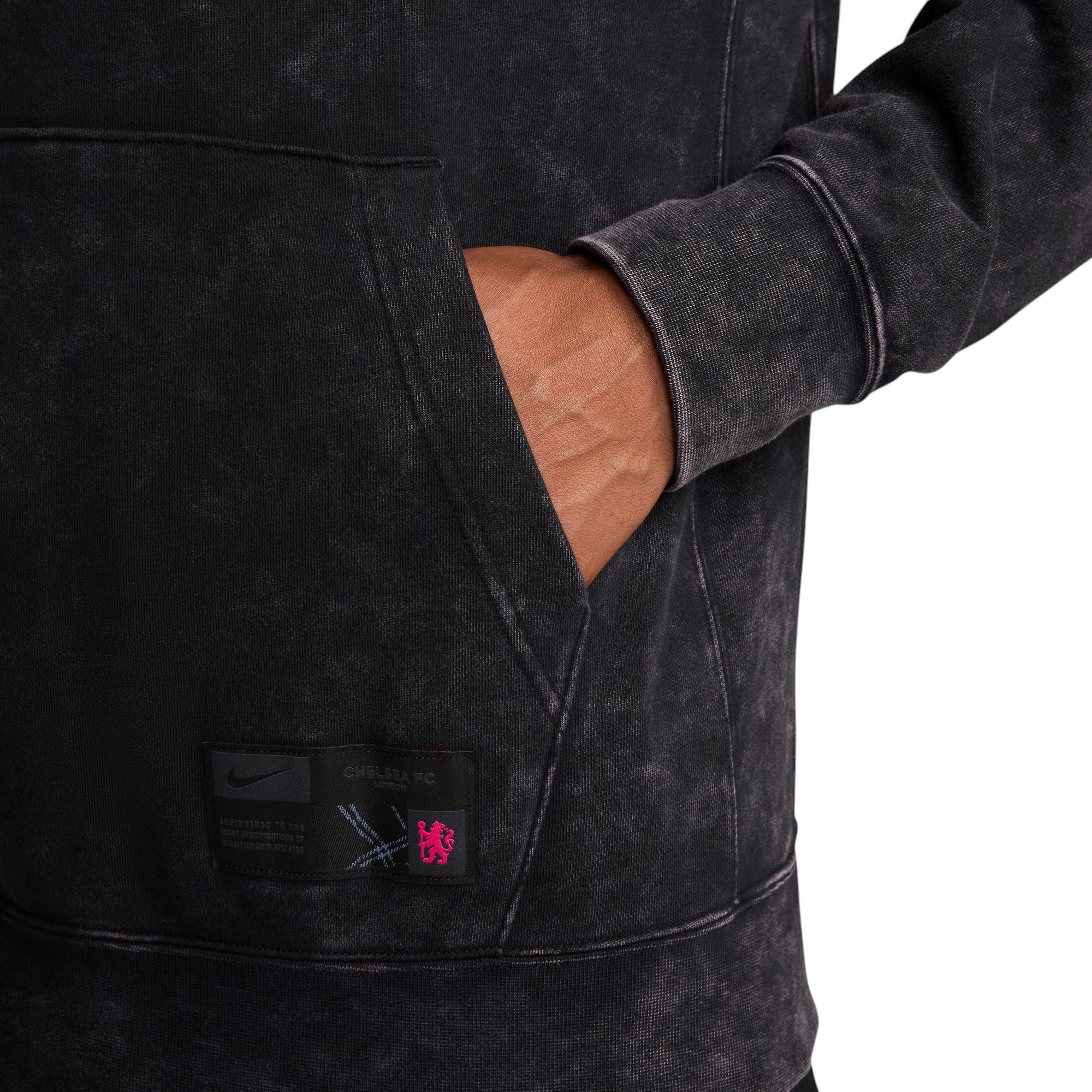 Nike Men's Chelsea FC 2024 Black Club Hoodie product image