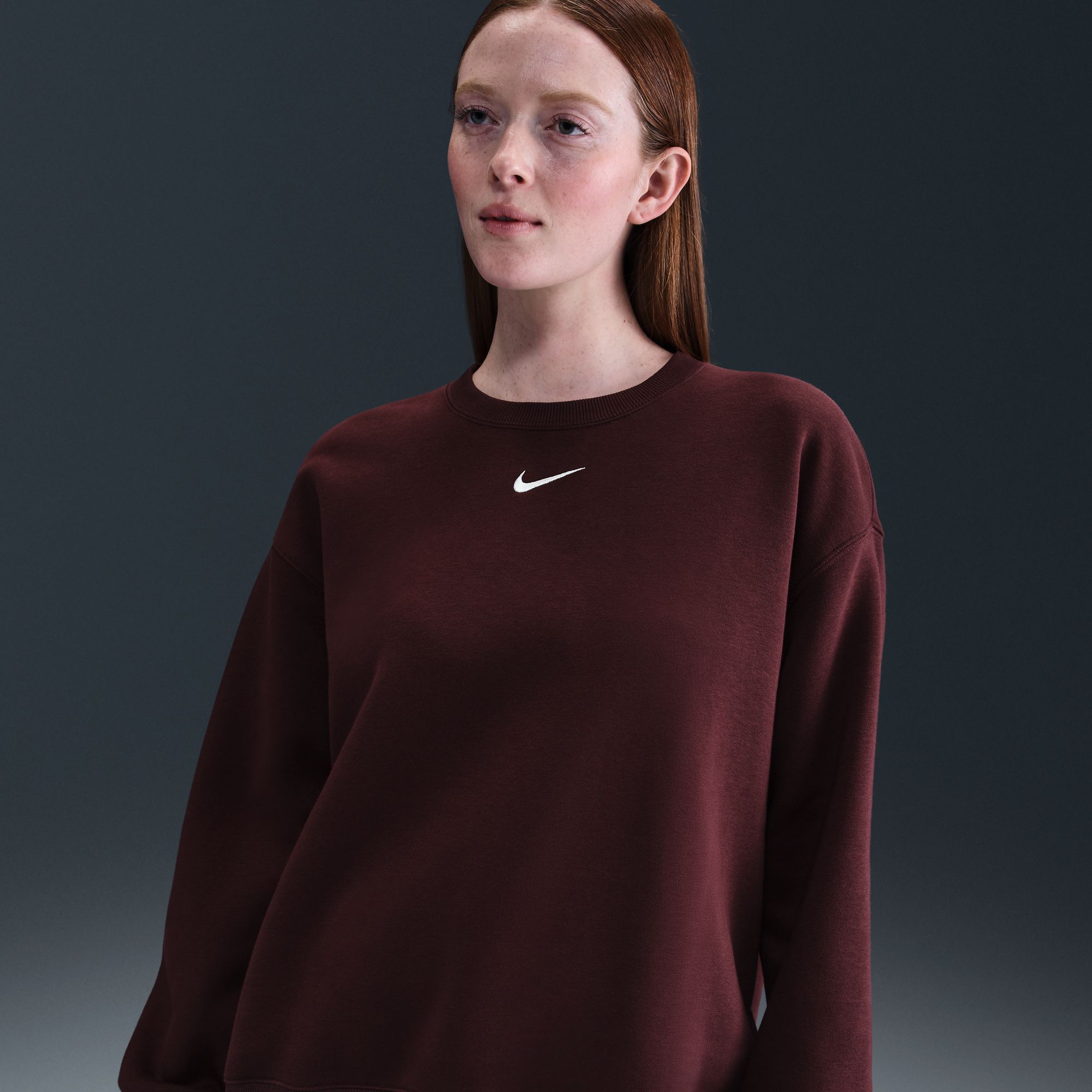 Nike Women's Sportswear Phoenix Fleece Oversized Crew-Neck Sweatshirt product image