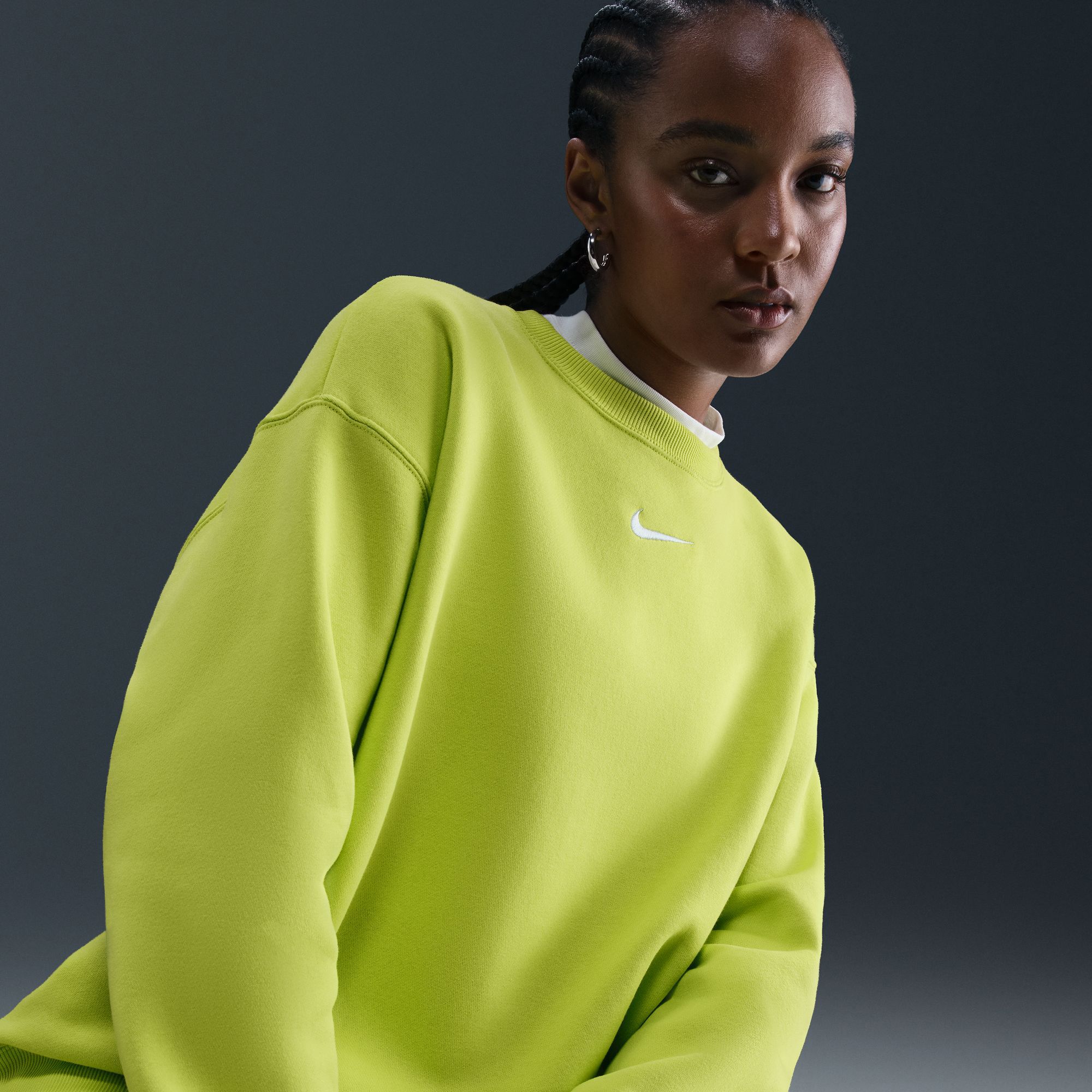 Nike Women's Sportswear Phoenix Fleece Oversized Crew-Neck Sweatshirt product image
