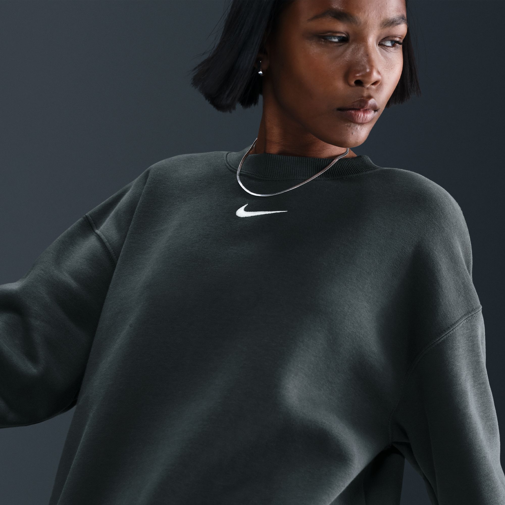 Nike Women's Sportswear Phoenix Fleece Oversized Crew-Neck Sweatshirt product image