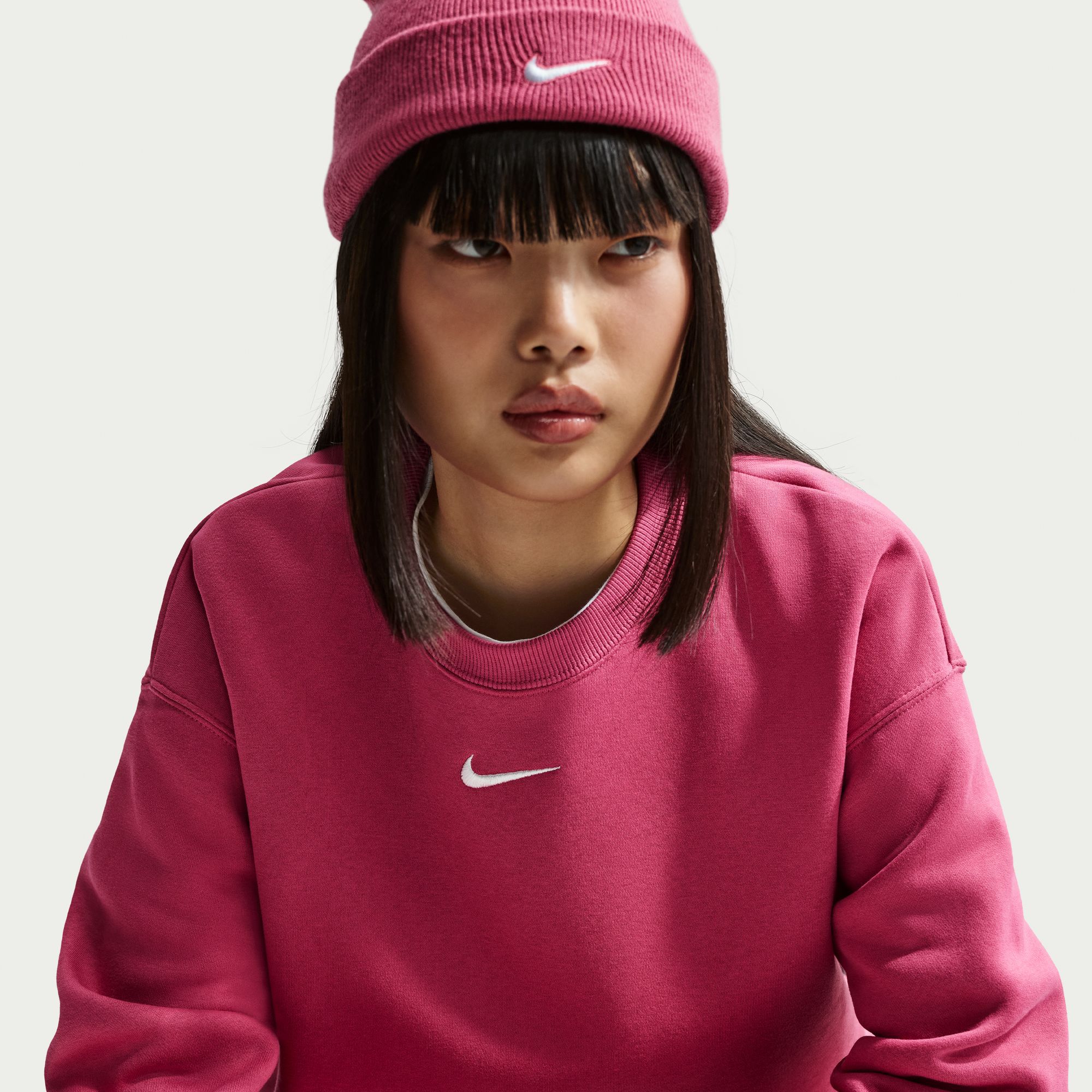 Nike Women's Sportswear Phoenix Fleece Oversized Crew-Neck Sweatshirt product image