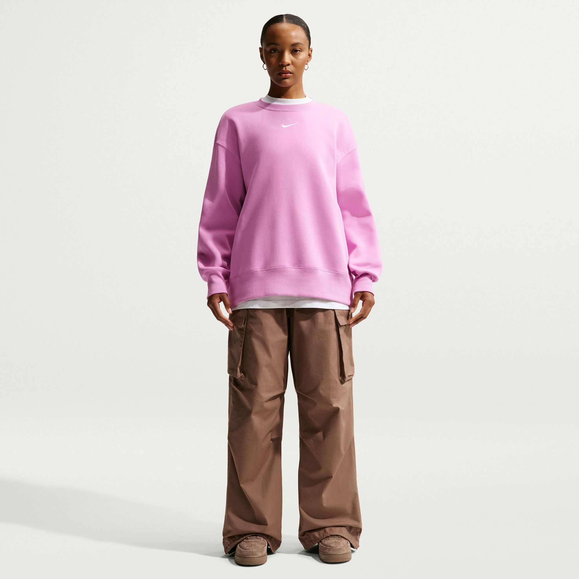 Nike Women's Sportswear Phoenix Fleece Oversized Crew-Neck Sweatshirt product image