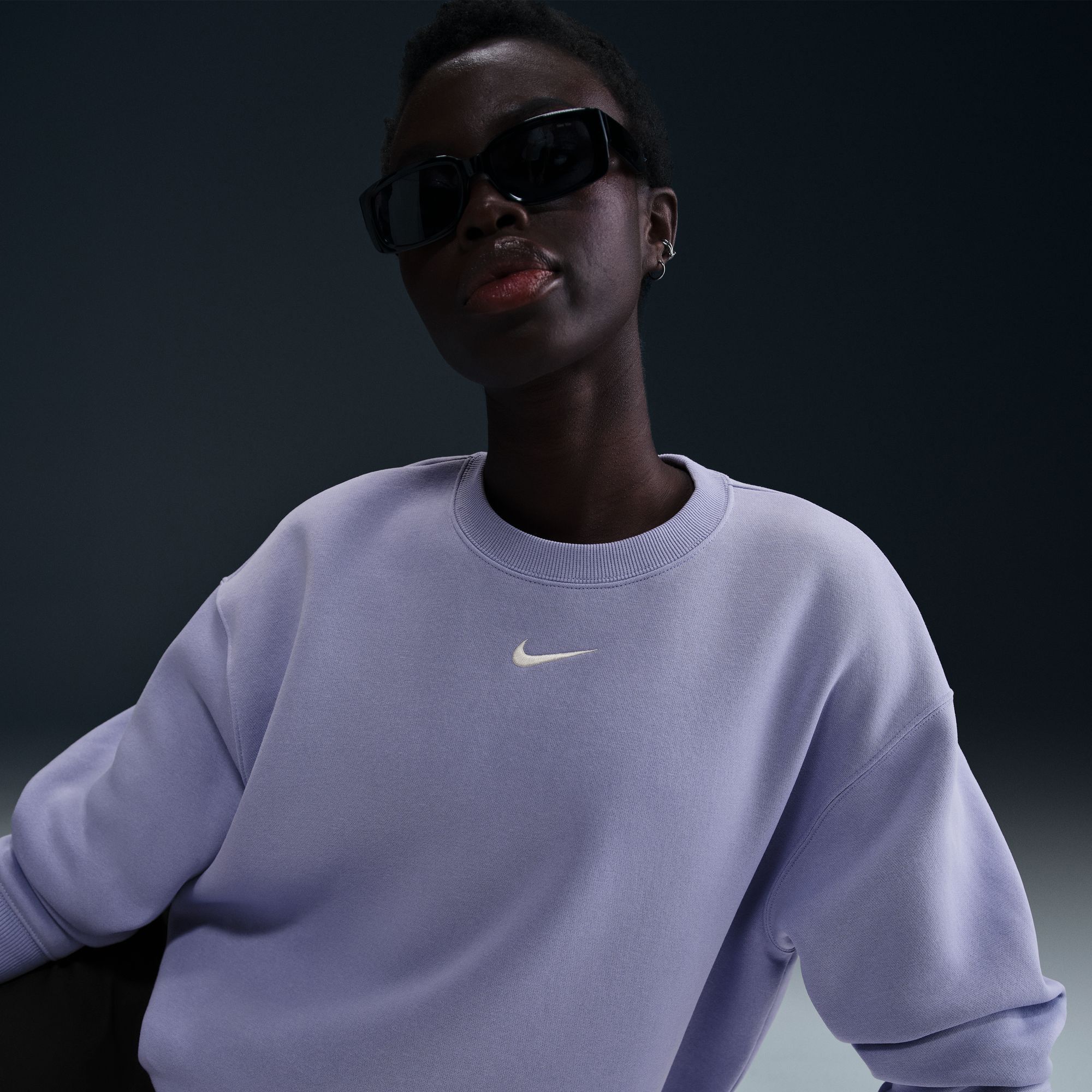 Nike Women's Sportswear Phoenix Fleece Oversized Crew-Neck Sweatshirt product image