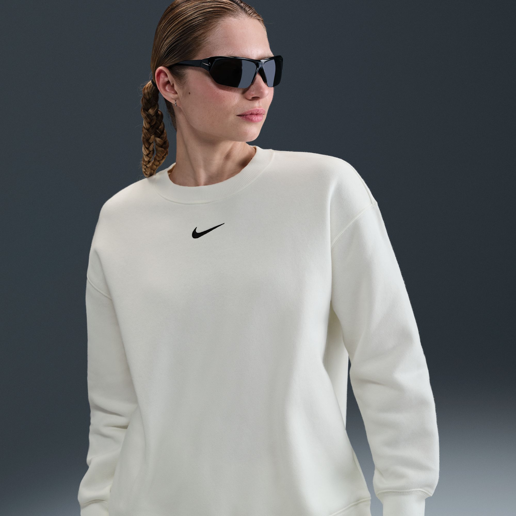Nike Women's Sportswear Phoenix Fleece Oversized Crew-Neck Sweatshirt product image