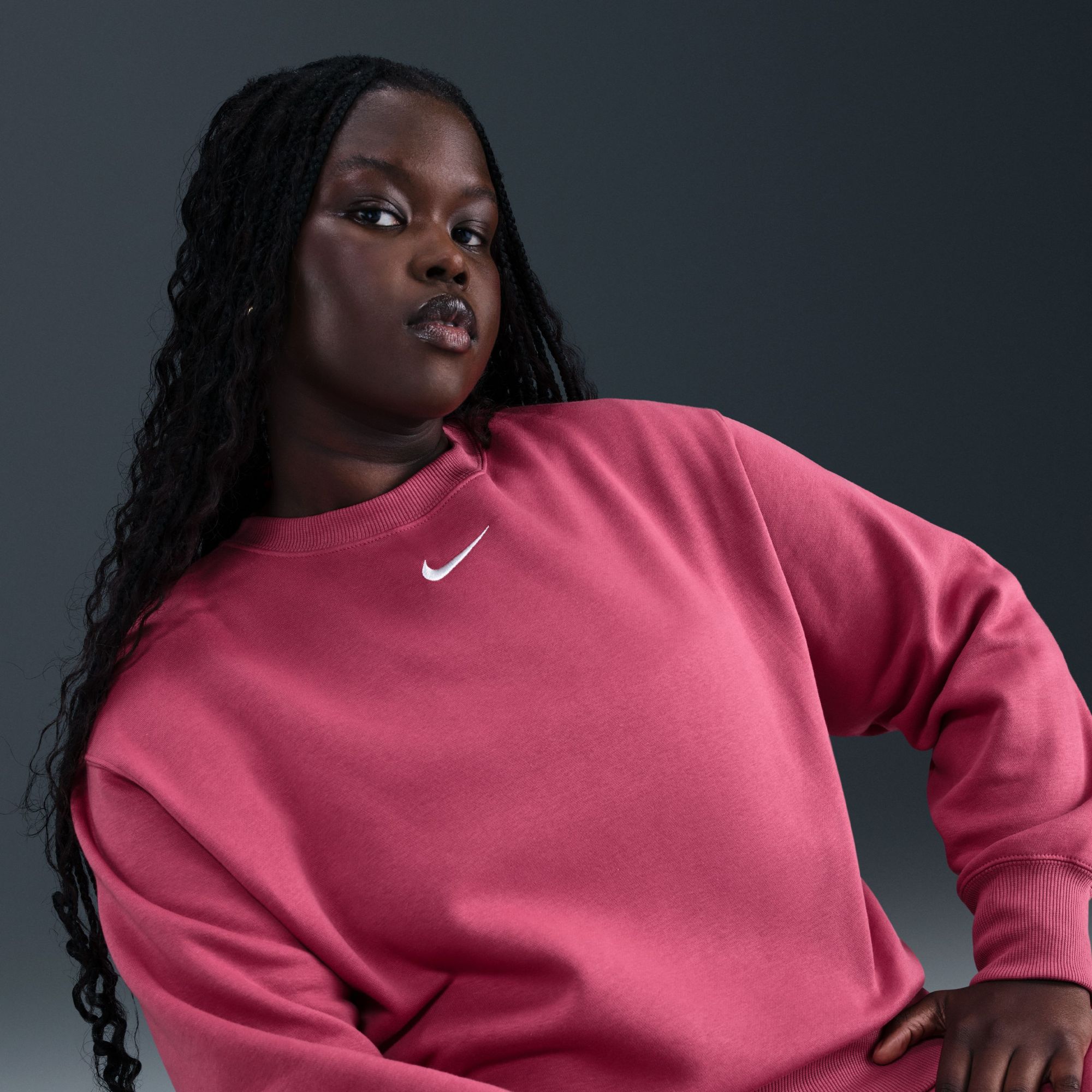 Nike Women's Sportswear Phoenix Fleece Oversized Sweatshirt (Plus Size) product image