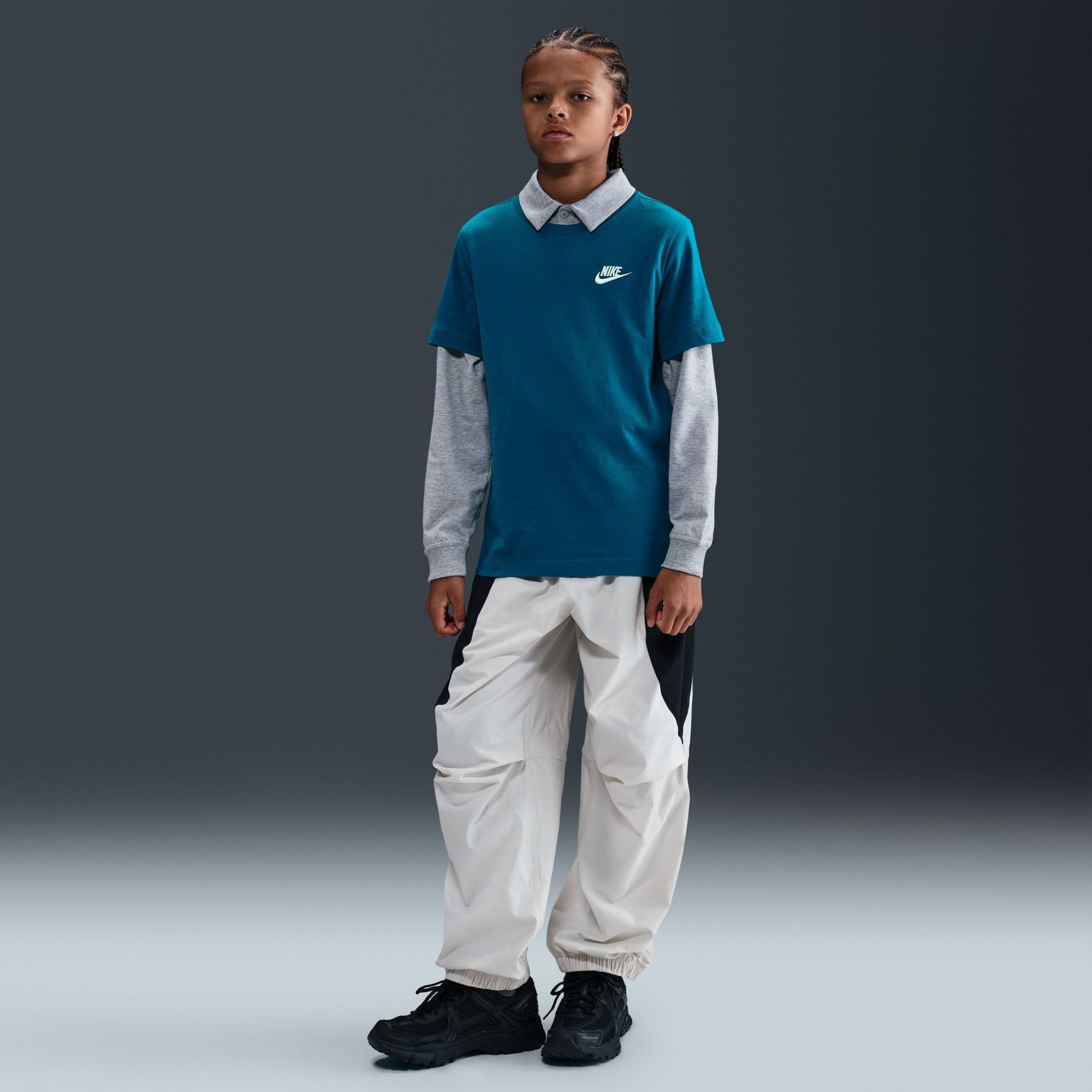 Nike Kids' Sportswear Embroidered Futura T-Shirt product image